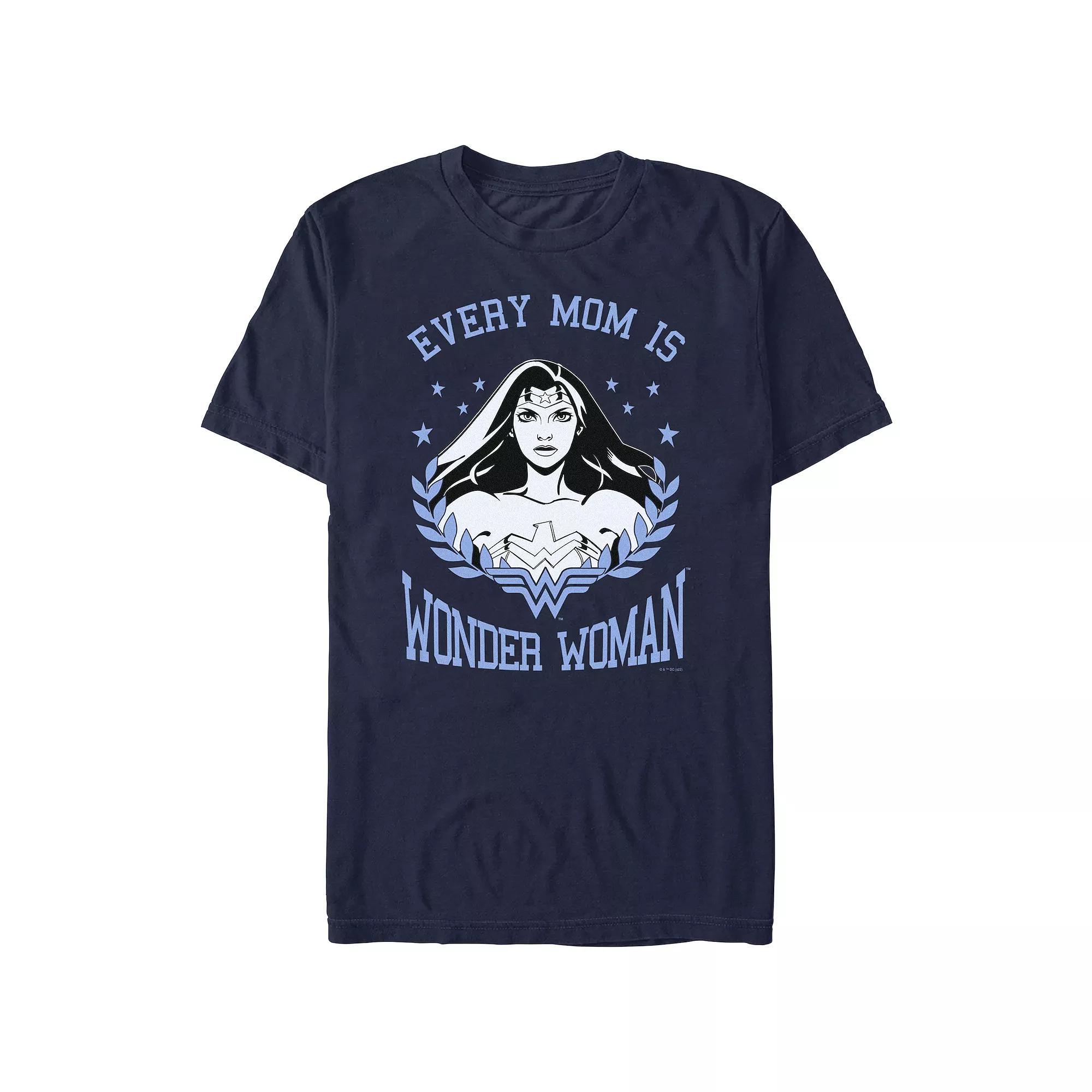 Juniors' Wonder Woman Every Mom Is Wonder Woman Boyfiend Graphic Tee, Girl's,  Product Image