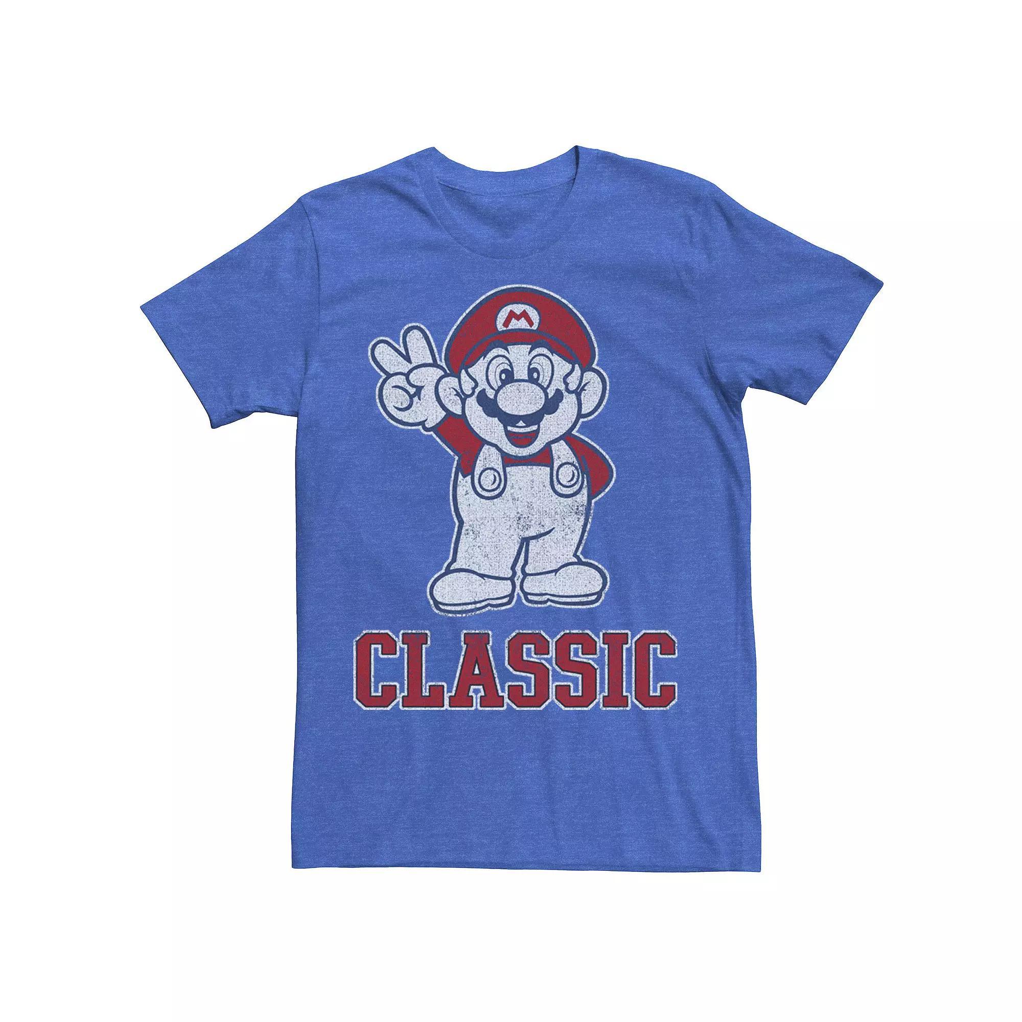 Men's Nintendo Super Mario Classic Peace Sign Tee,  Product Image