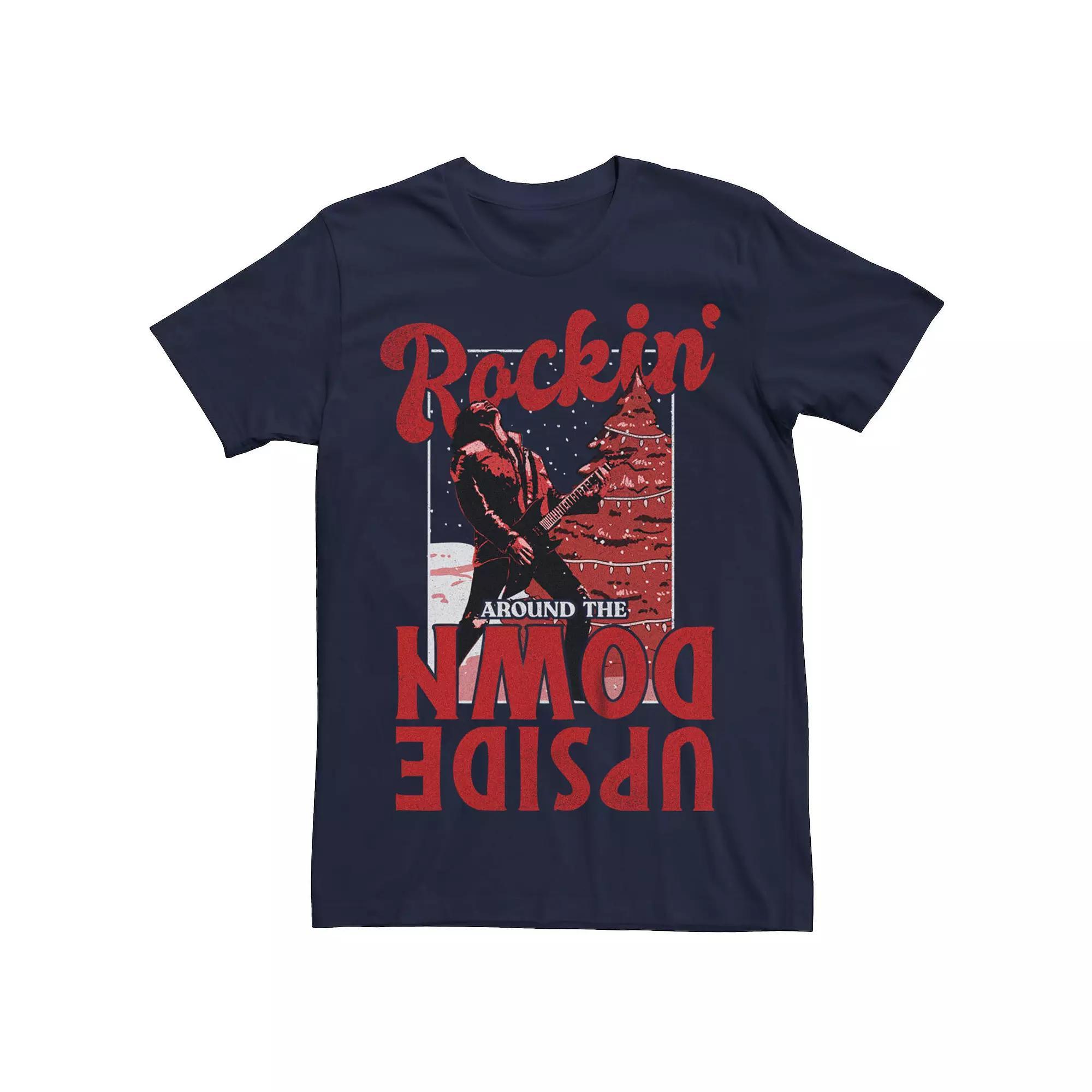 Men's Fender Stacked Guitar Faded Logo Graphic Tee, Size: XXL, Black Product Image