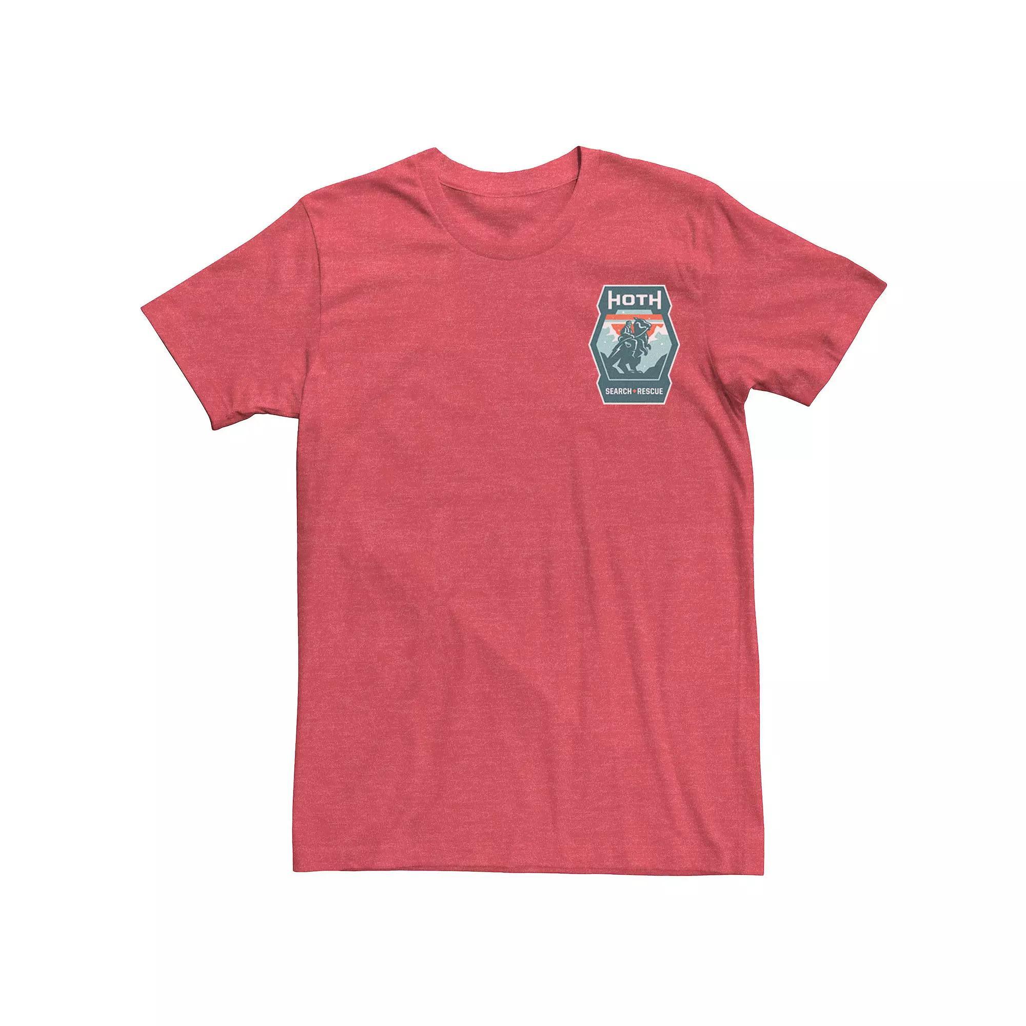 Men's Star Wars Boba Fett Outline Tee, Size: Small, Red Grey Product Image