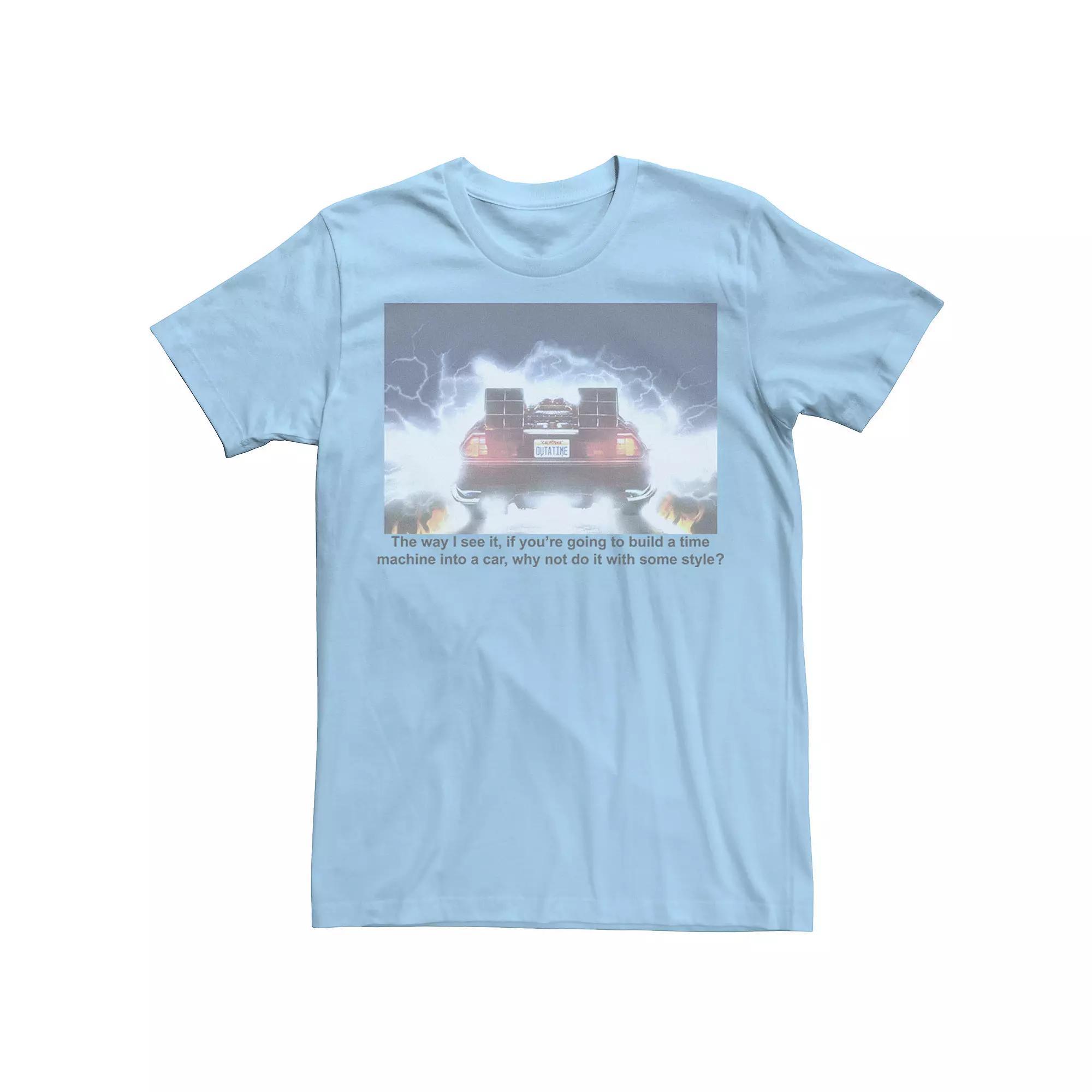 Men's Back To The Future Time Machine With Style Tee,  Product Image