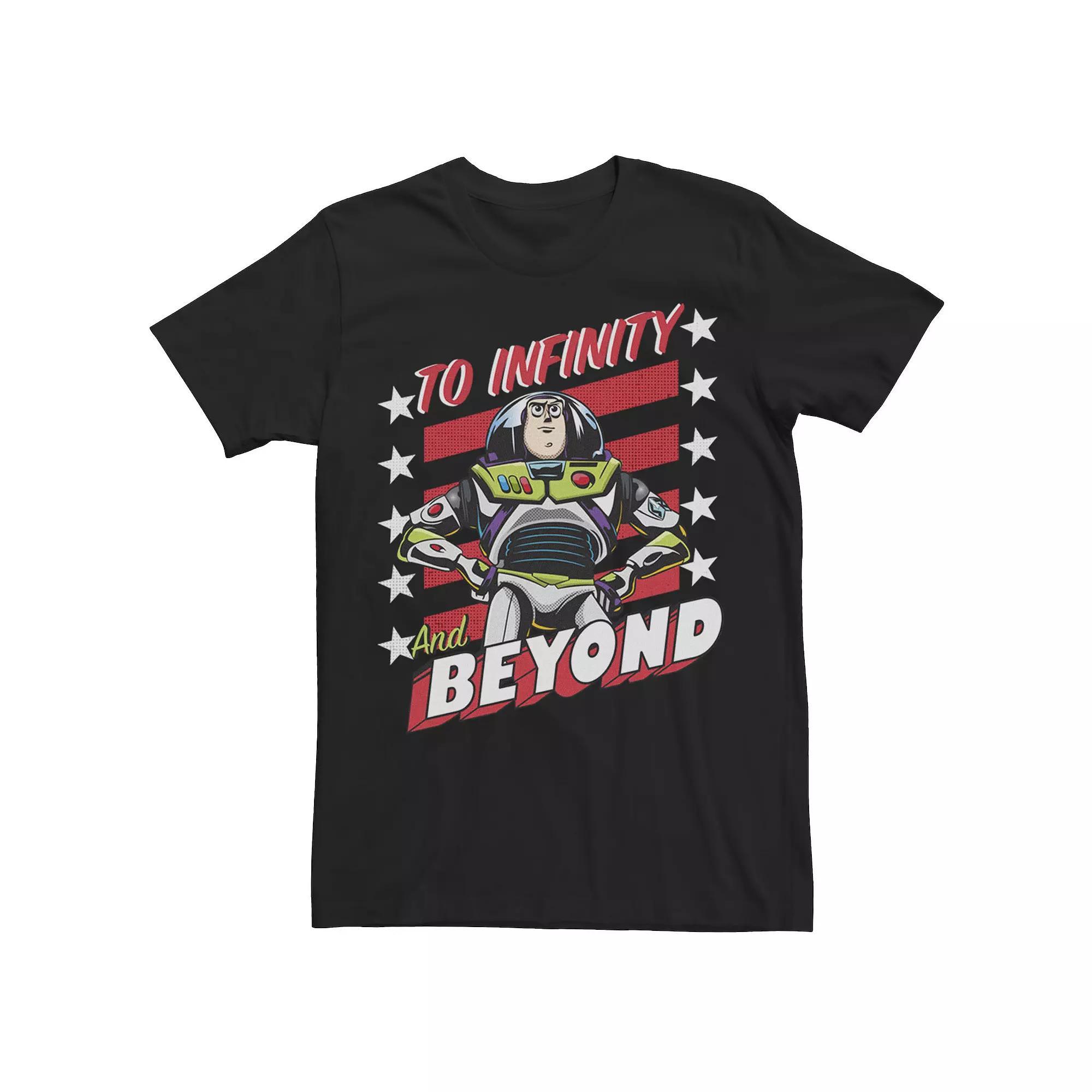 Disney / Pixar's Toy Story Buzz Lightyear Men's Infinity & Beyond Poster Tee,  Product Image