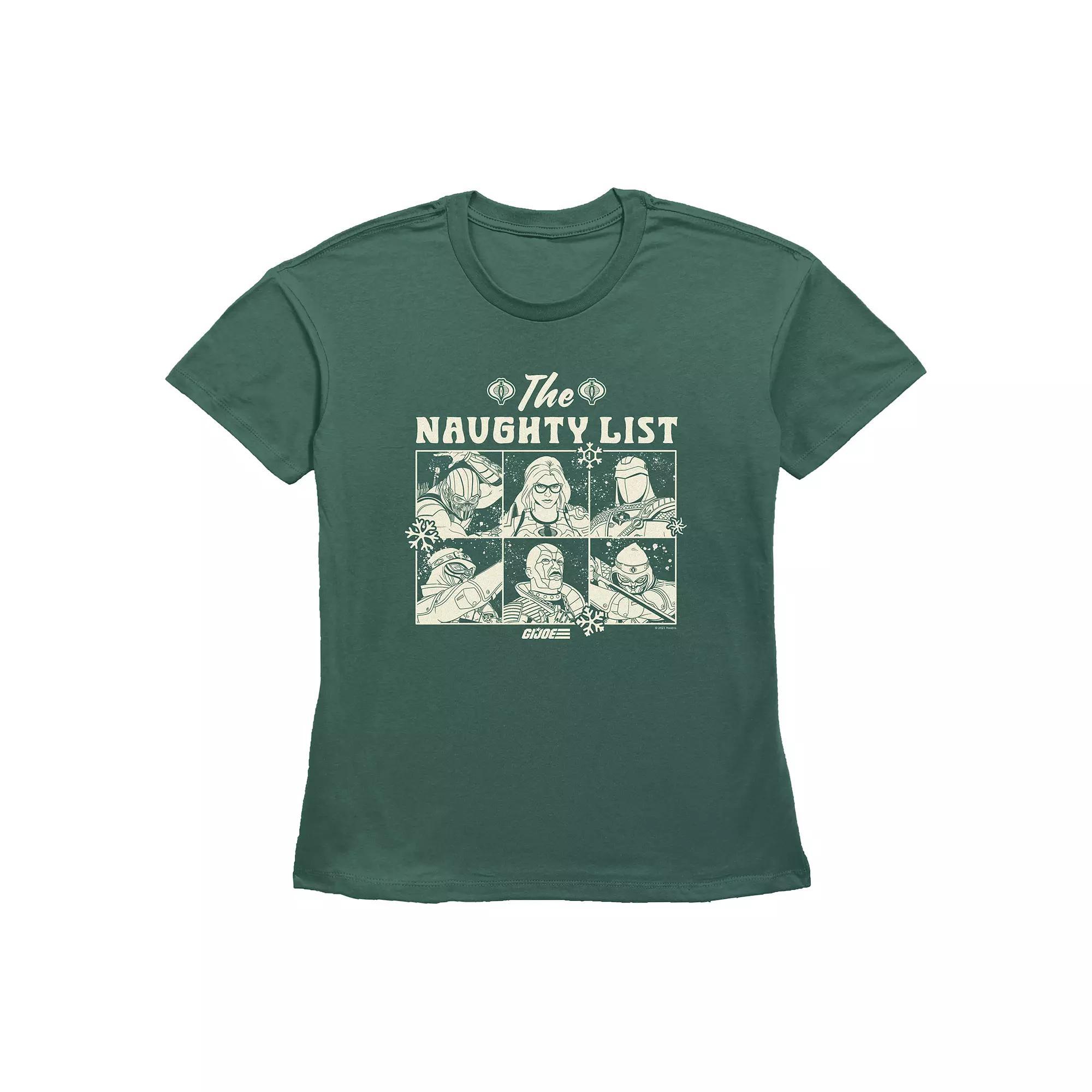Women's GI Joe The Naughty List Graphic Tee,  Product Image