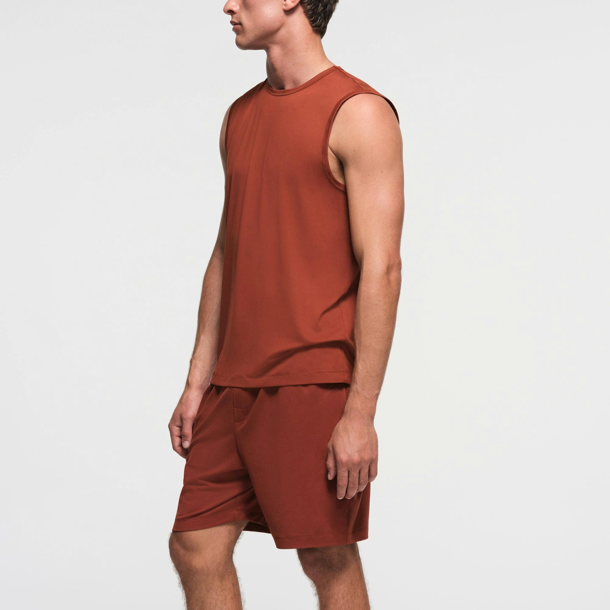 OUTDOOR JERSEY MENS MUSCLE TANK | RUST Product Image