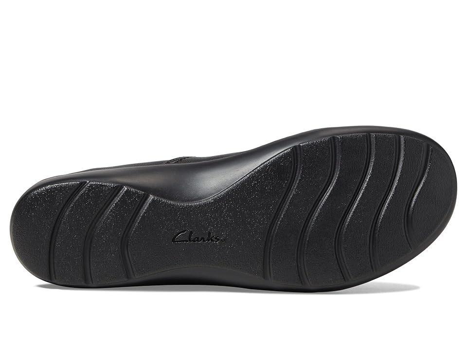 Clarks Cora Dusk Leather) Women's Flat Shoes Product Image