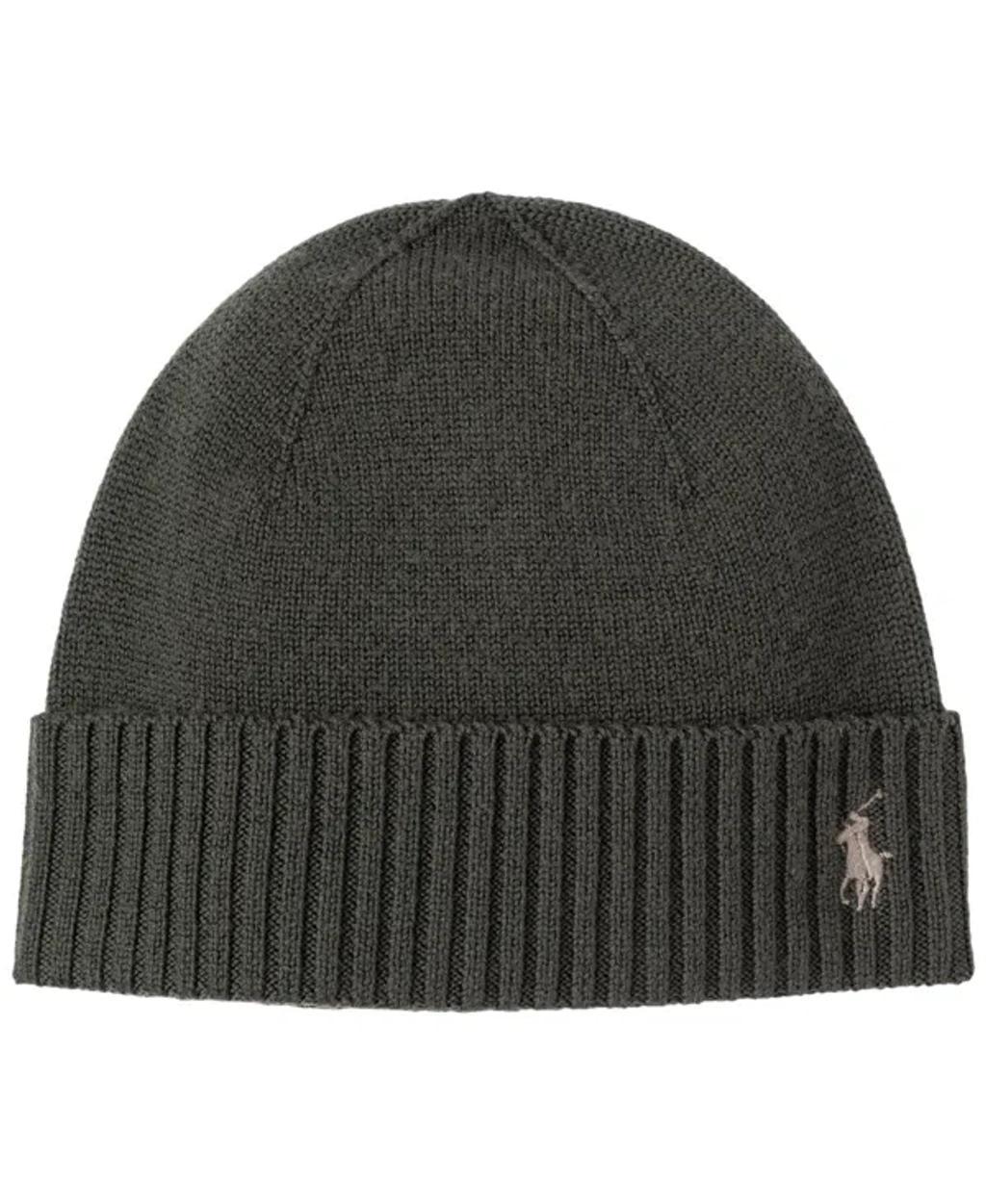 POLO RALPH LAUREN Men's Washable Merino Beanie In Dark Loden Product Image