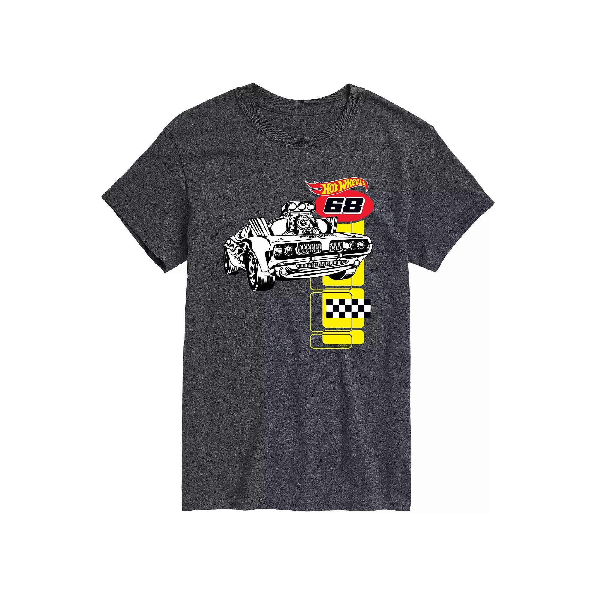 Big & Tall Hot Wheels 68 Vintage Graphic Tee, Men's, Size: 6XB, Heather Grey Product Image