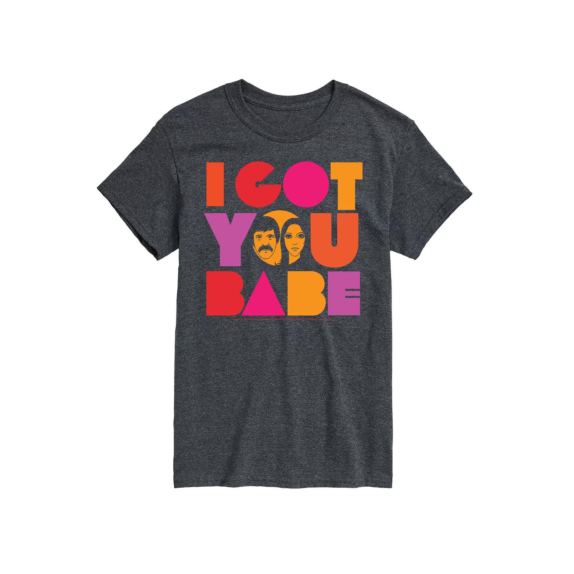 Big & Tall Sonny And Cher I Got You Tee, Men's,  Product Image