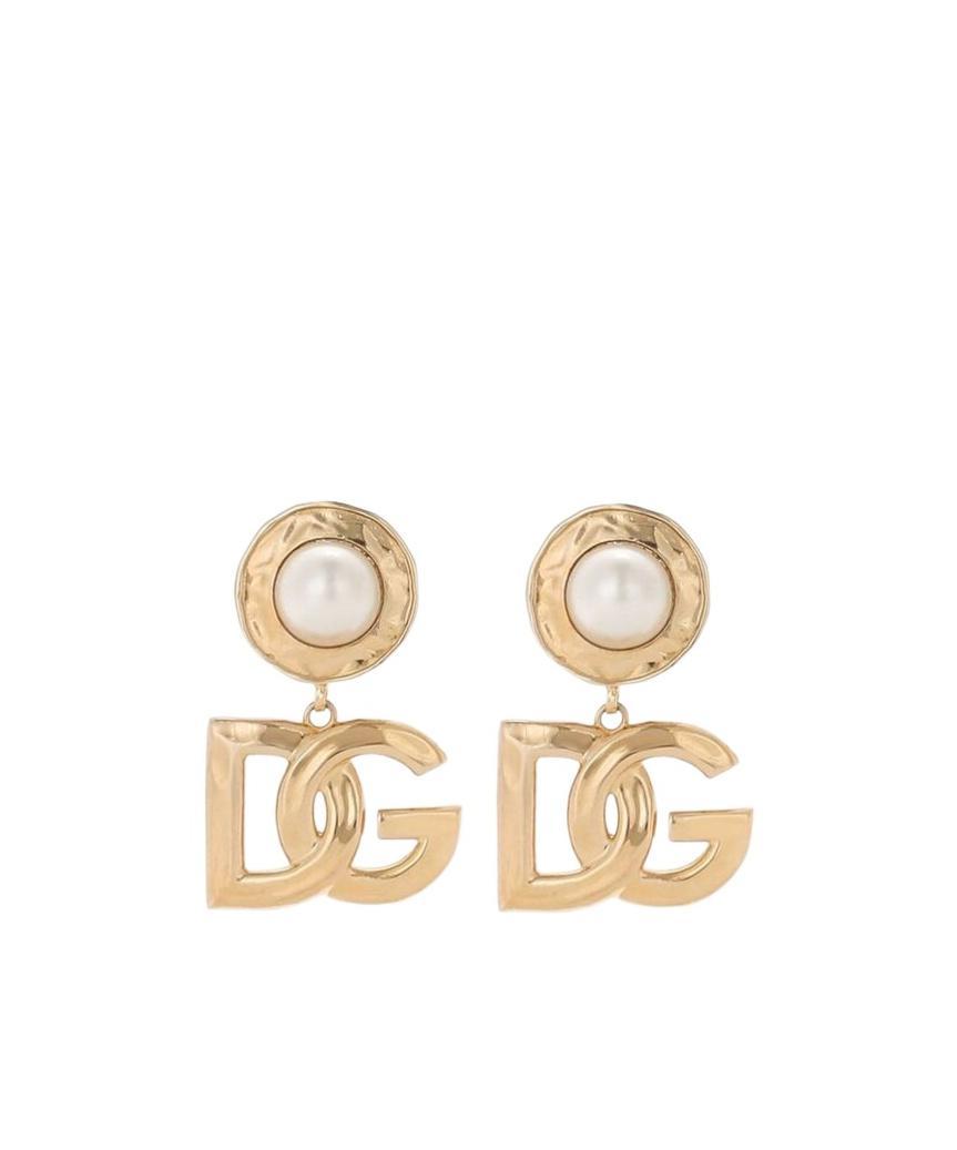 DOLCE & GABBANA Earring With Pendant In Grey Product Image