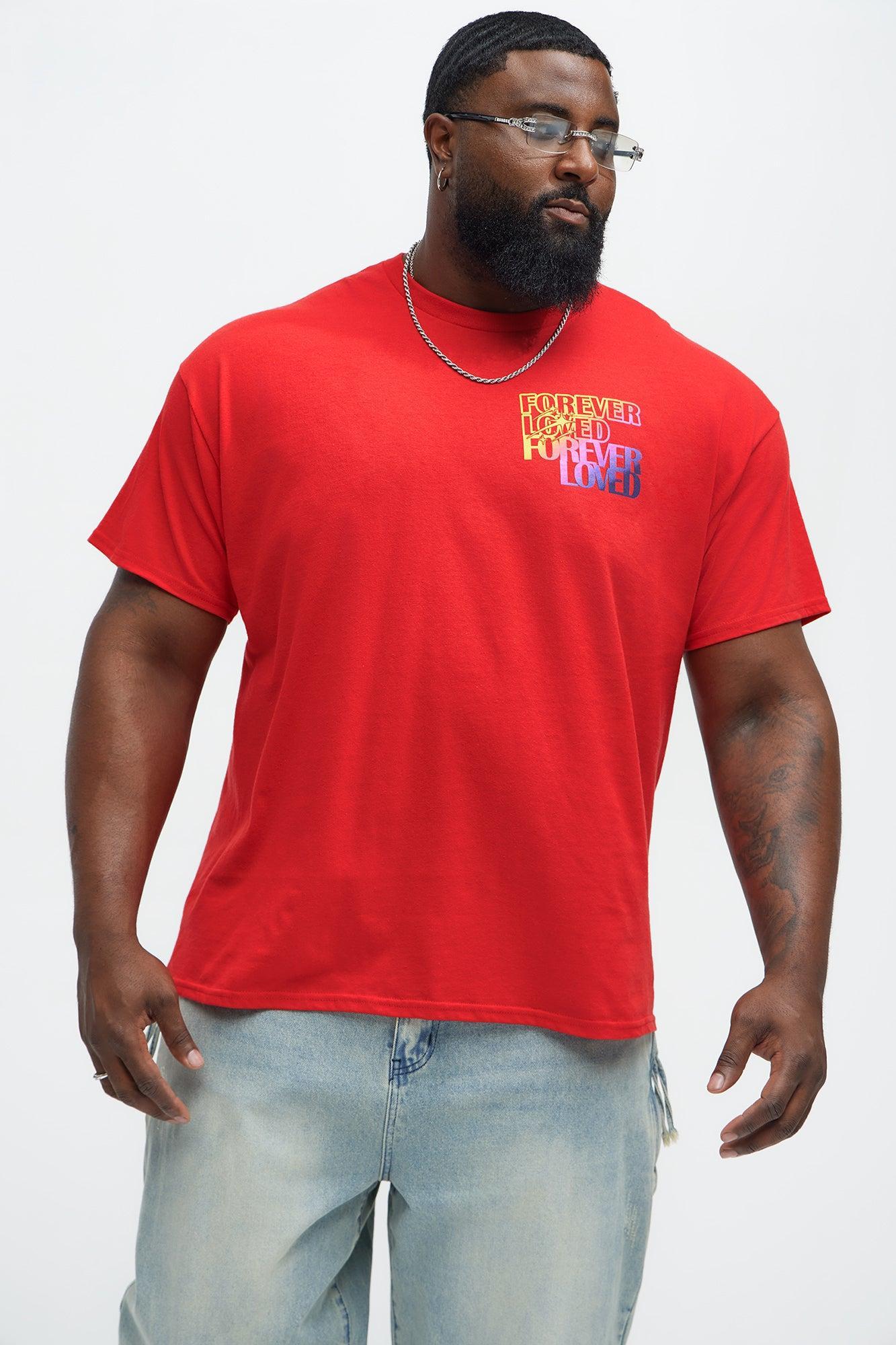 Forever Loved Short Sleeve Tee - Red Product Image