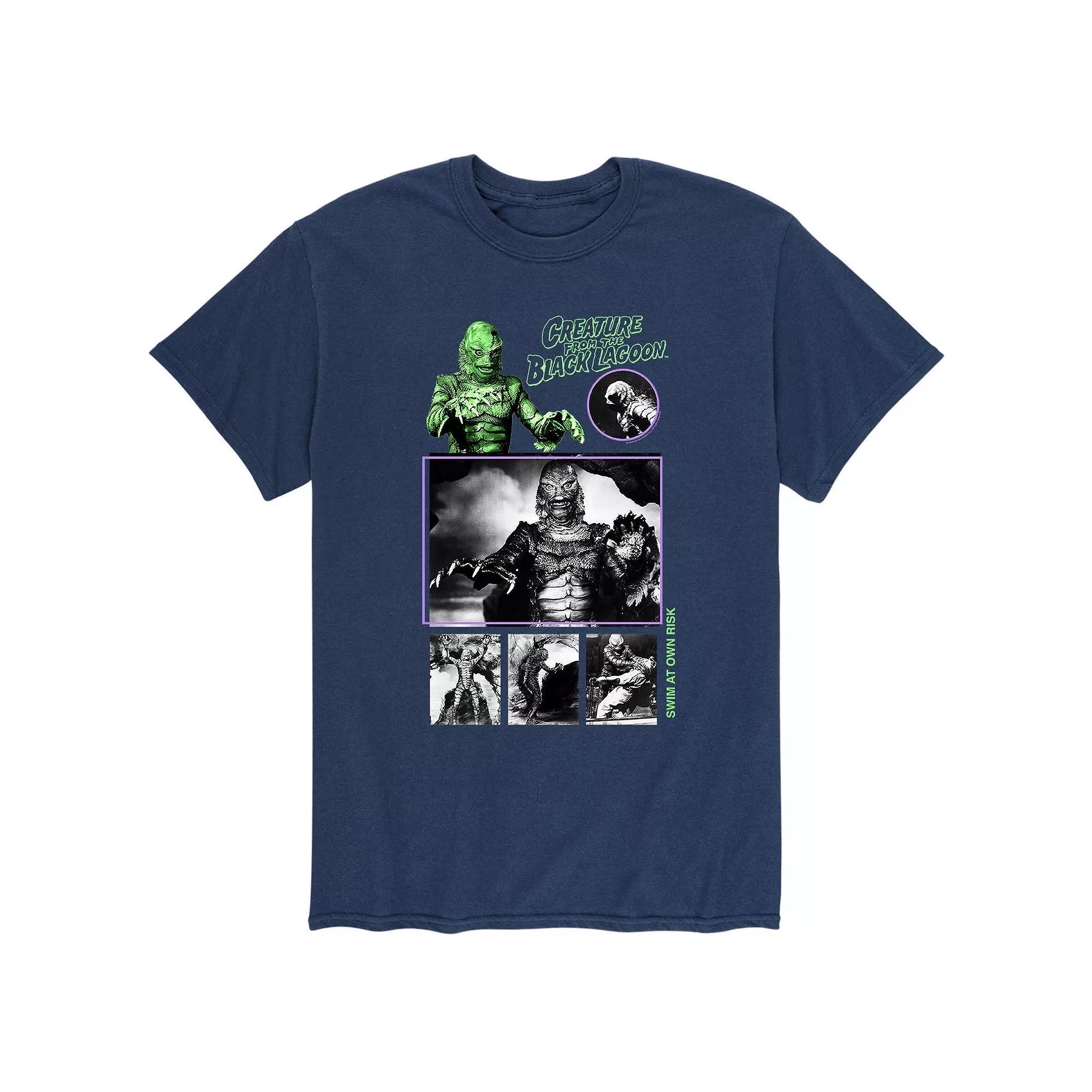 Men's Creature Of The Black Lagoon Tee, Size: Large, Blue Product Image