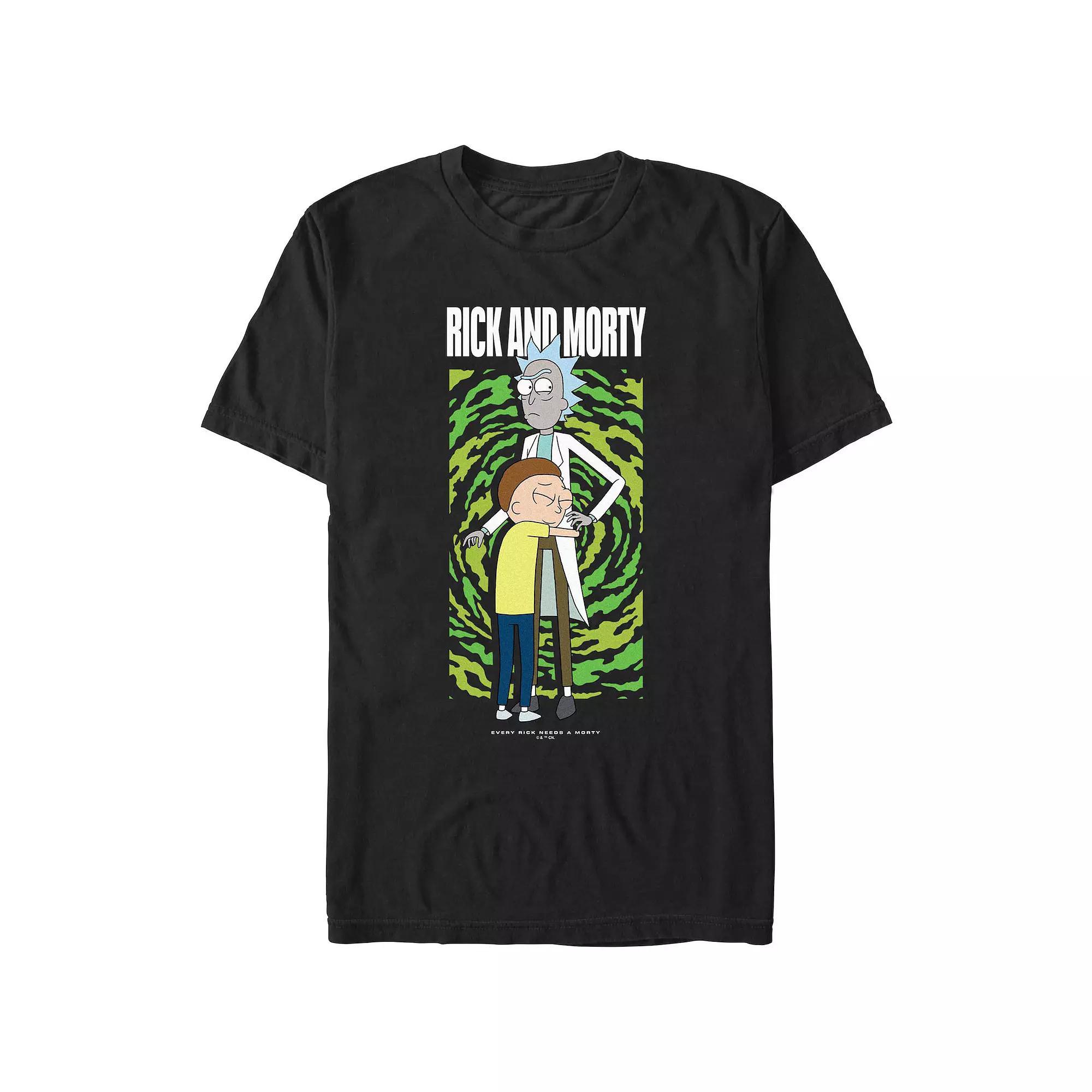 Men's Rick And Morty Interdimensional Hug Graphic Tee,  Product Image