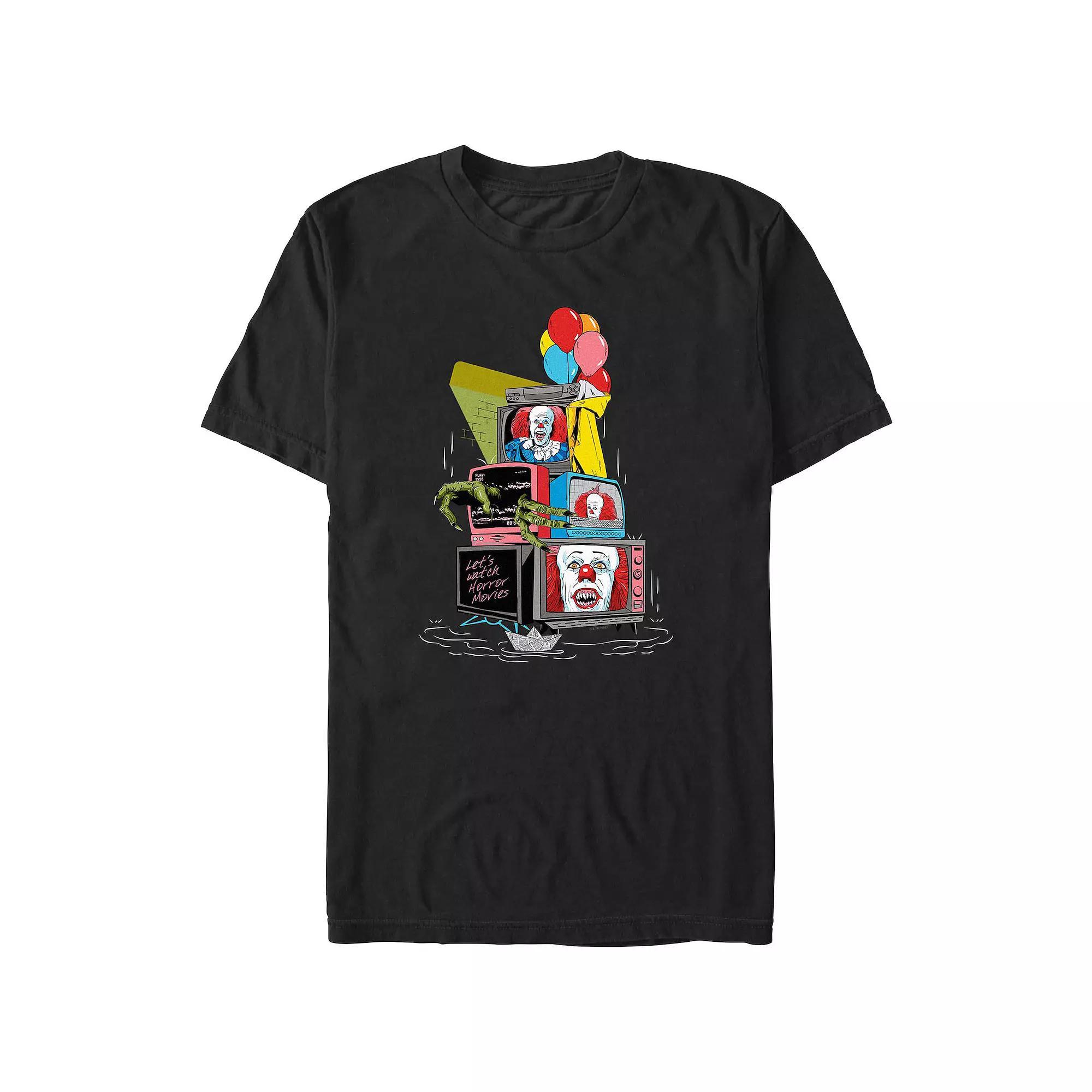 Big & Tall IT Pennywise On TV Graphic Tee, Men's,  Product Image