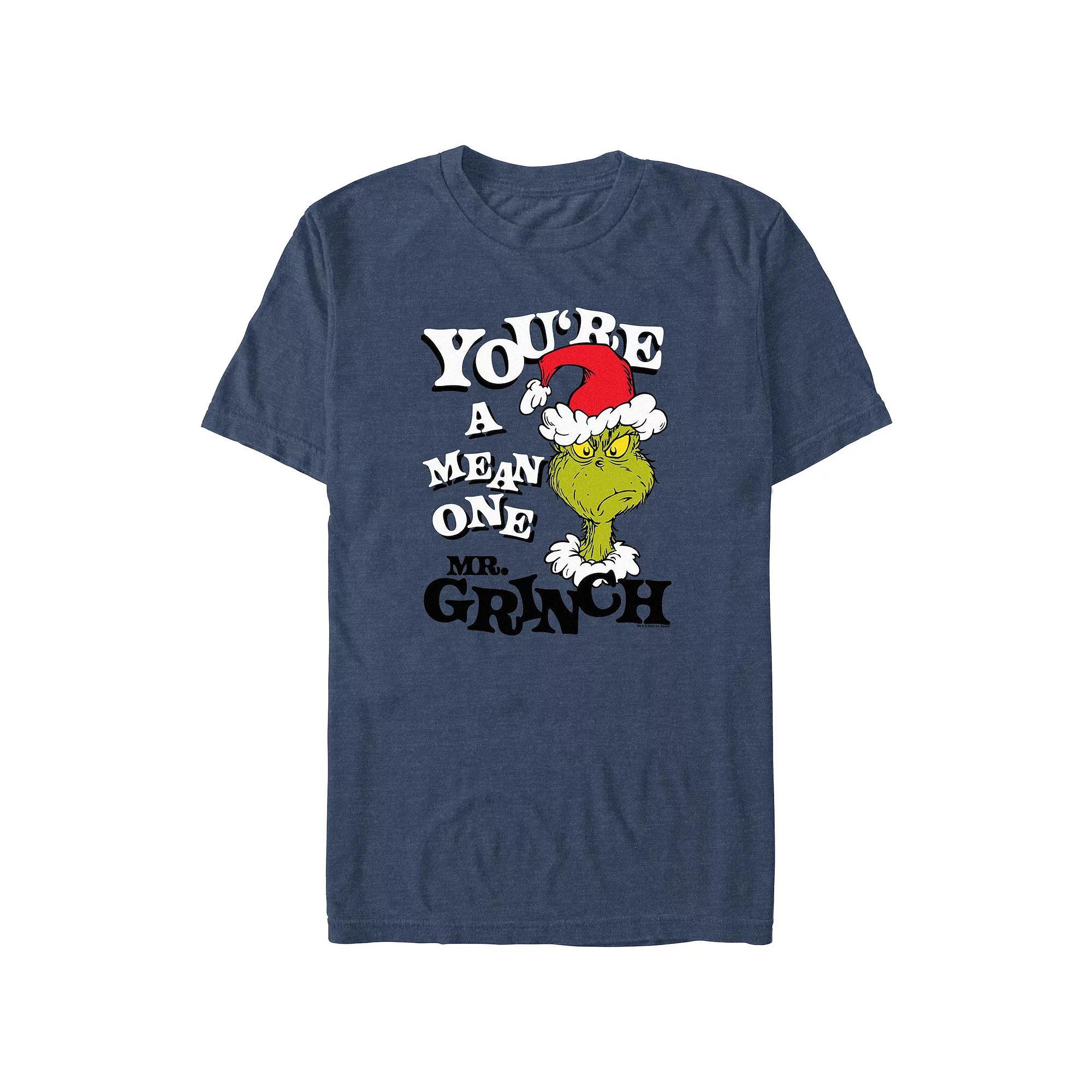 Big & Tall Dr. Seuss You're A Mean One Mr. Grinch Graphic Tee, Men's,  Product Image