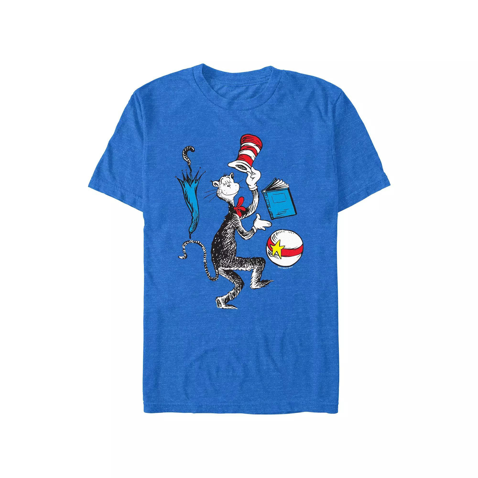 Men's Dr. Seuss Cat Party Graphic Tee,  Product Image