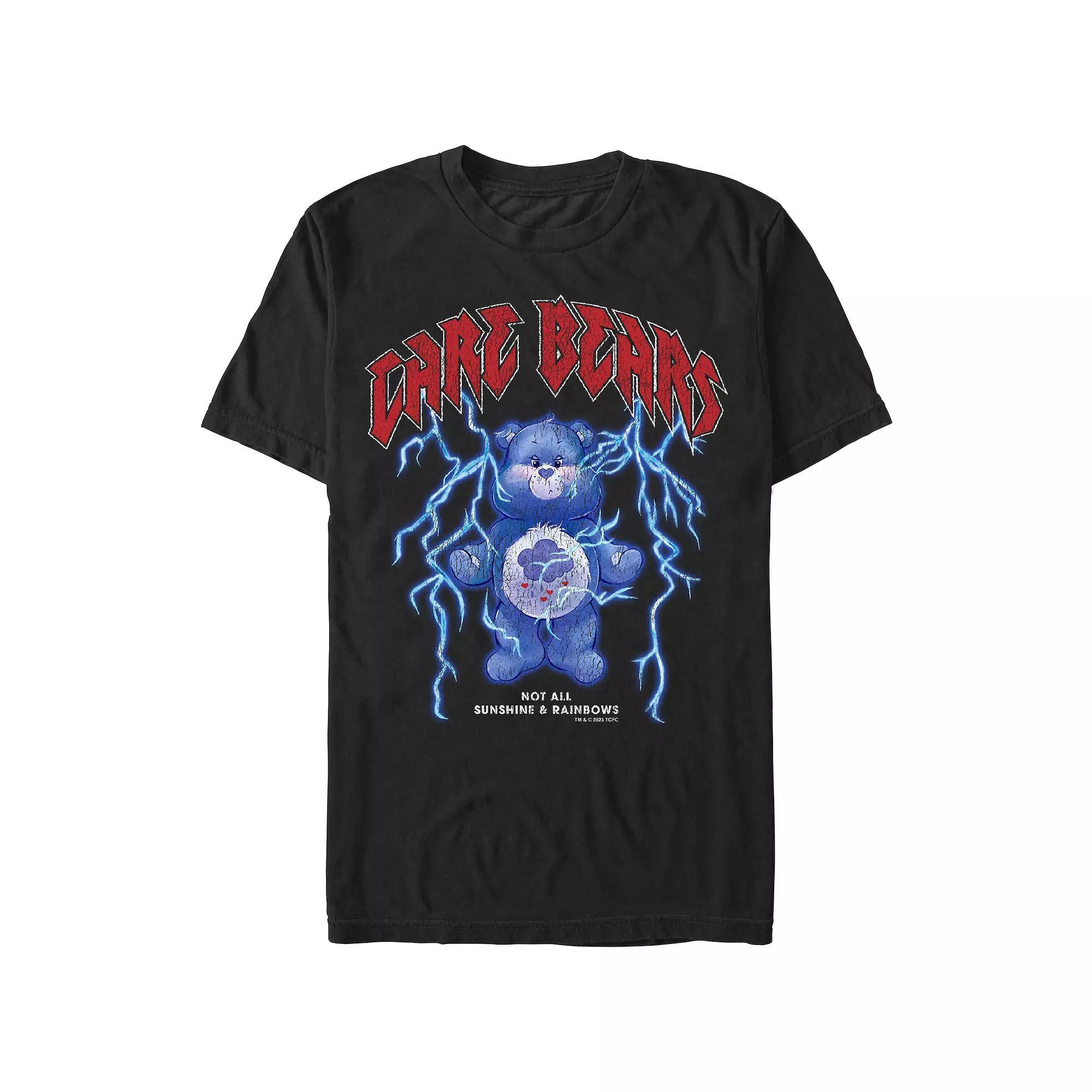 Men's Care Bears Not All Sunshine And Rainbows Graphic Tee, Size: Large, Black Product Image