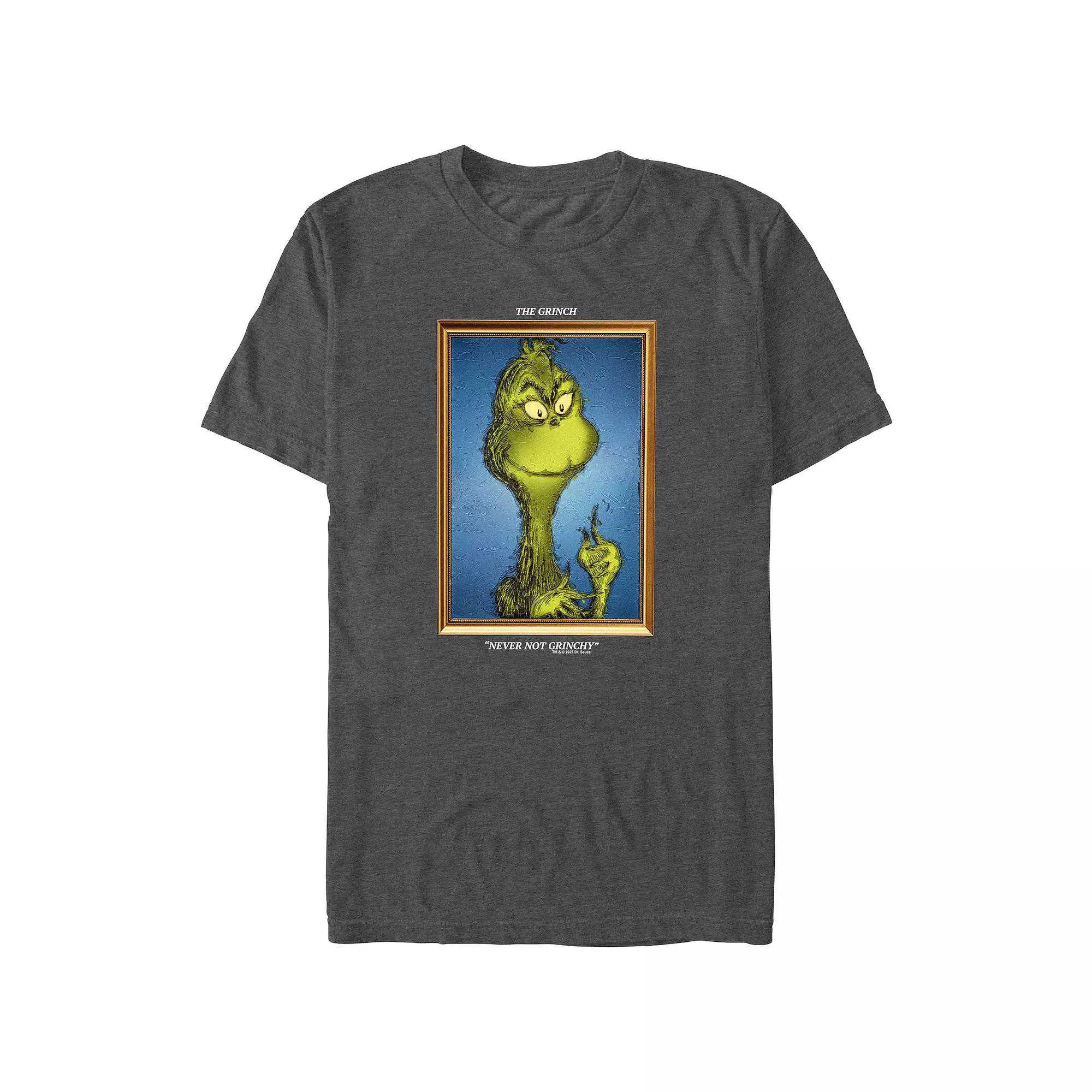 Big & Tall Dr. Seuss Grinch Portrait Never Not Grinchy Graphic Tee, Men's,  Product Image
