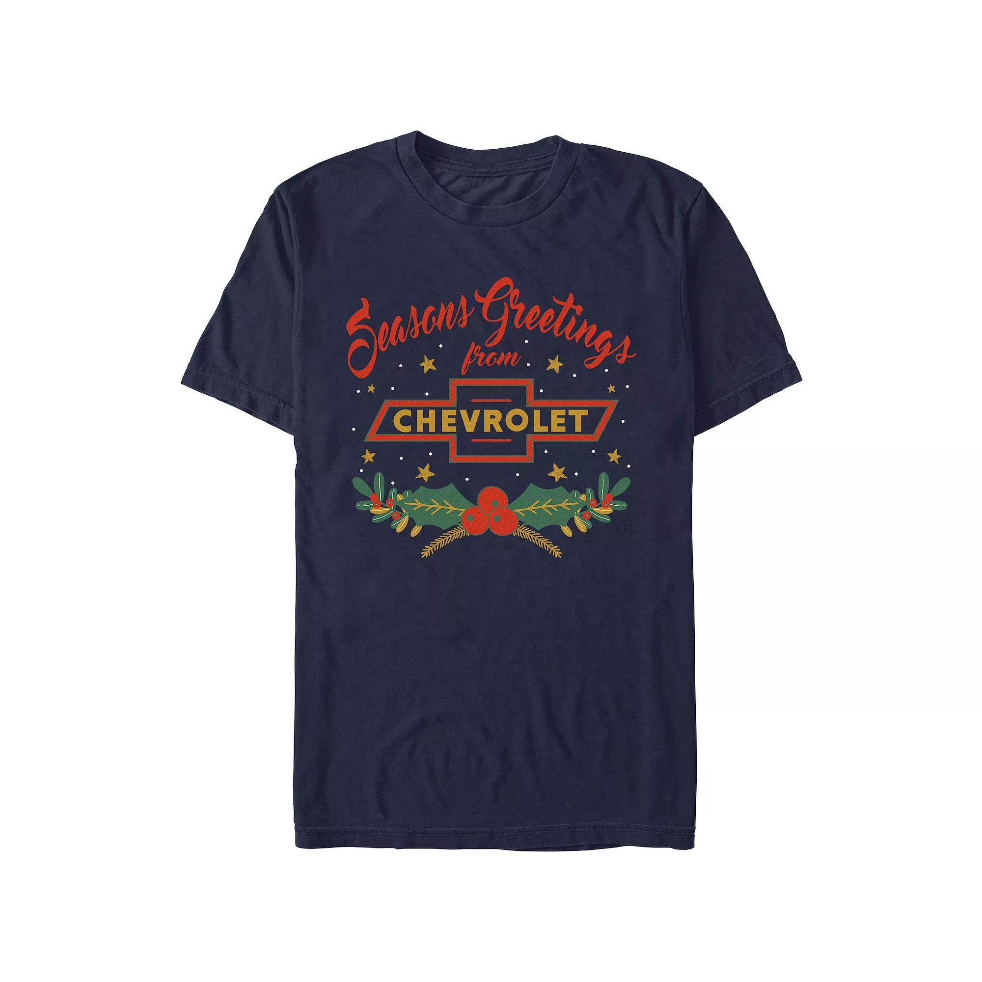 Men's Chevrolet Seasons Greetings Graphic Tee,  Product Image