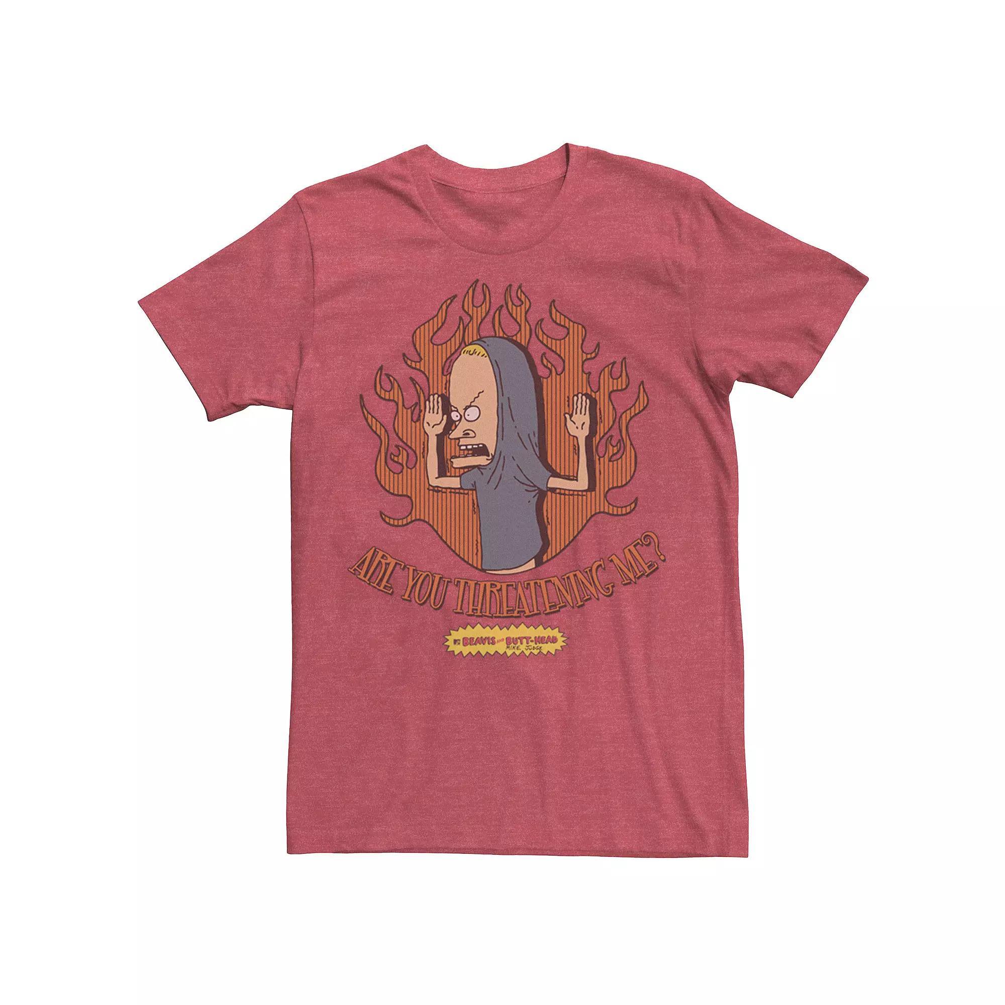 Men's Beavis and Butt-Head Cornholio Flames Graphic Tee,  Product Image