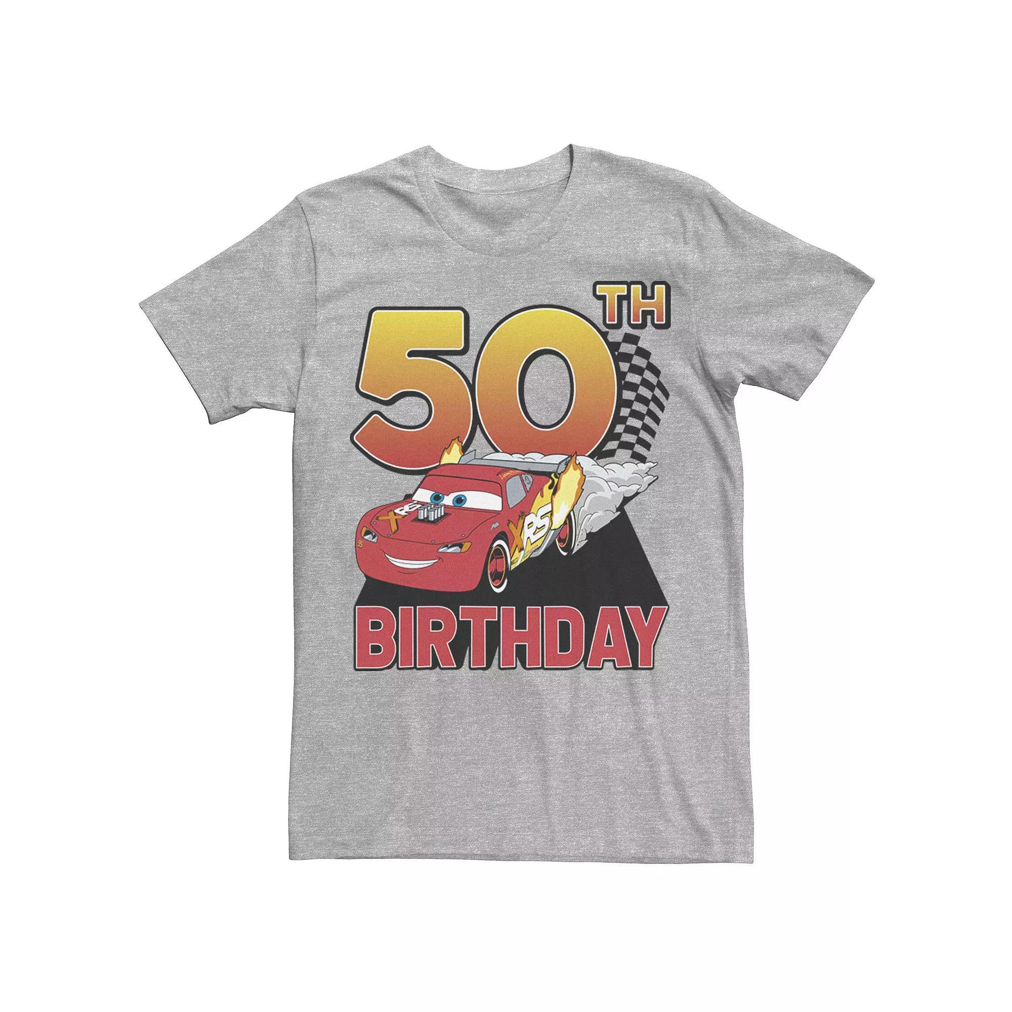 Disney / Pixar's Car Lightning McQueen Men's 50th Birthday Racer Tee,  Product Image