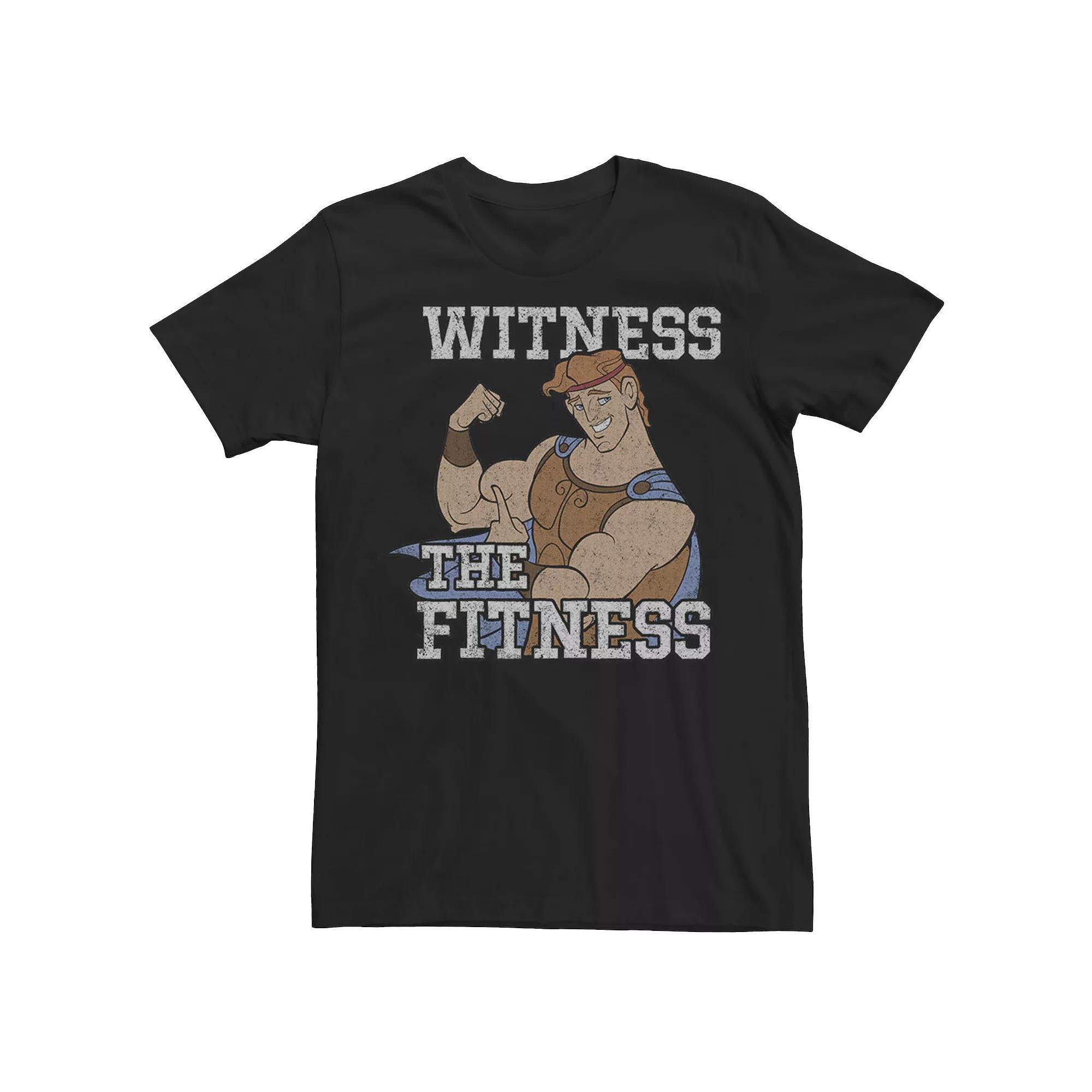 Disney's Hercules Men's Witness The Fitness Tee, Size: Large, Black Product Image