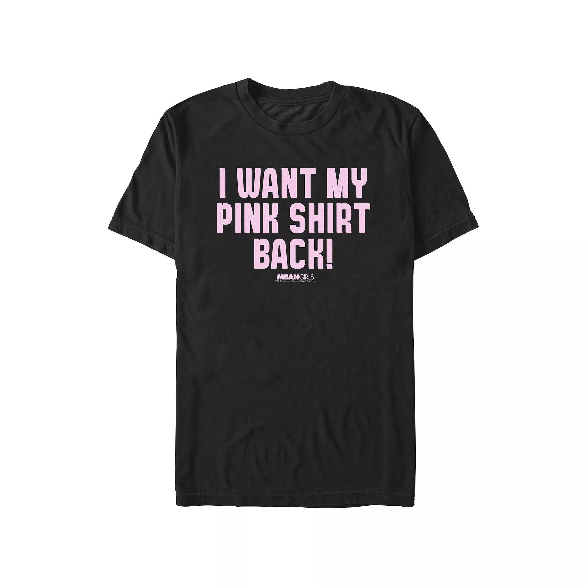 Men's Mean Girls I Want My Pink Shirt Back Graphic Tee,  Product Image