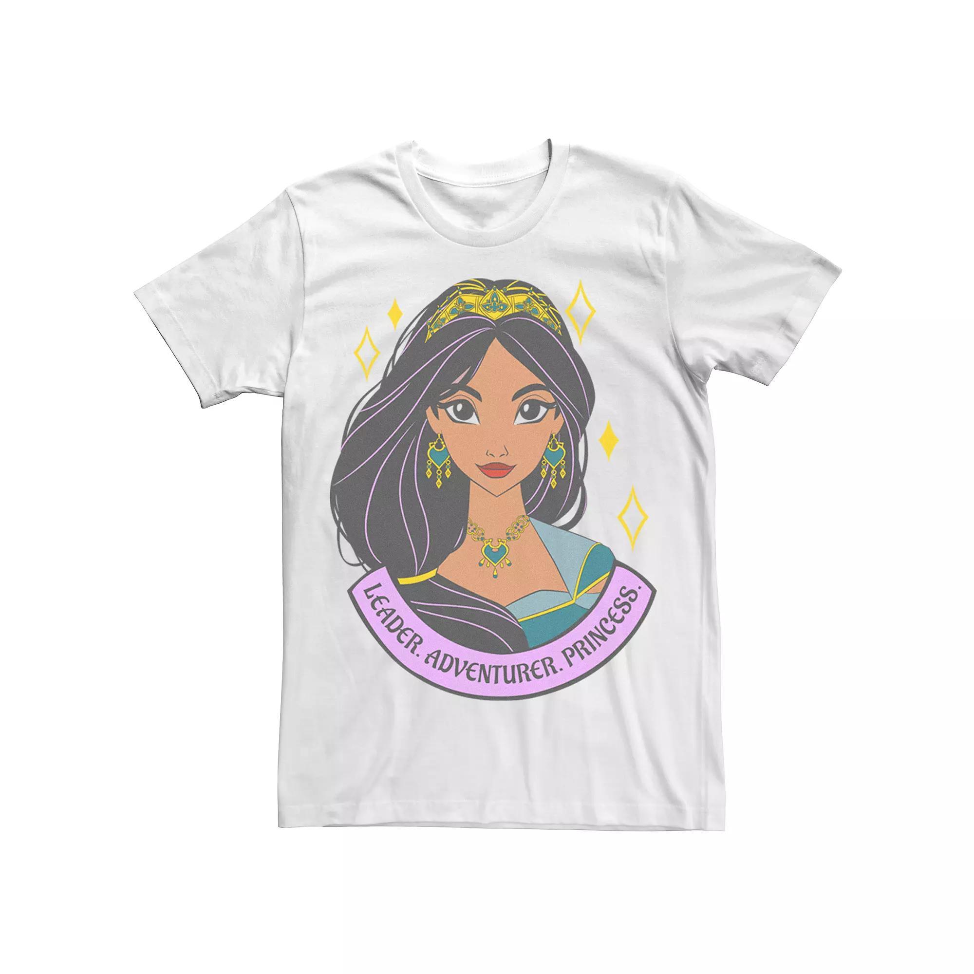 Disney's Aladdin Men's Jasmine Portrait Long Sleeve Graphic Tee,  Product Image