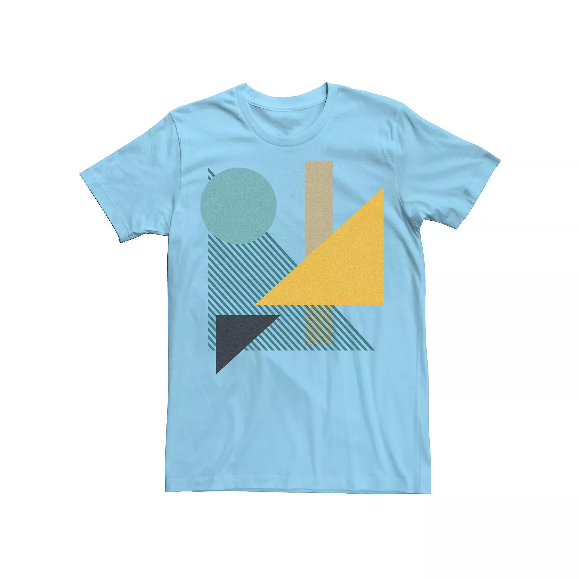 Men's Geometric Color Shapes Tee,  Product Image