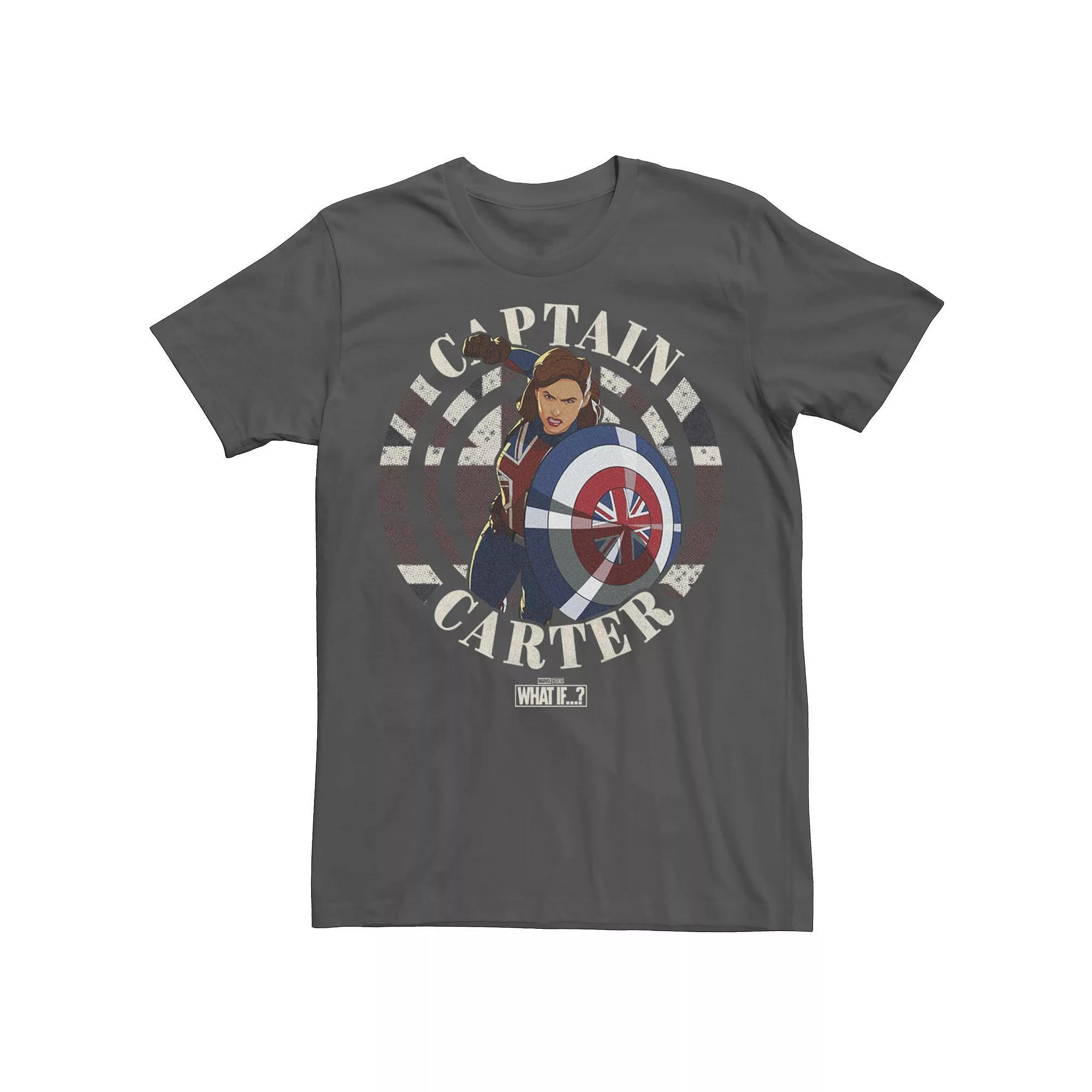 Men's Marvel What If Captain Carter Stamp Tee, Boy's,  Product Image