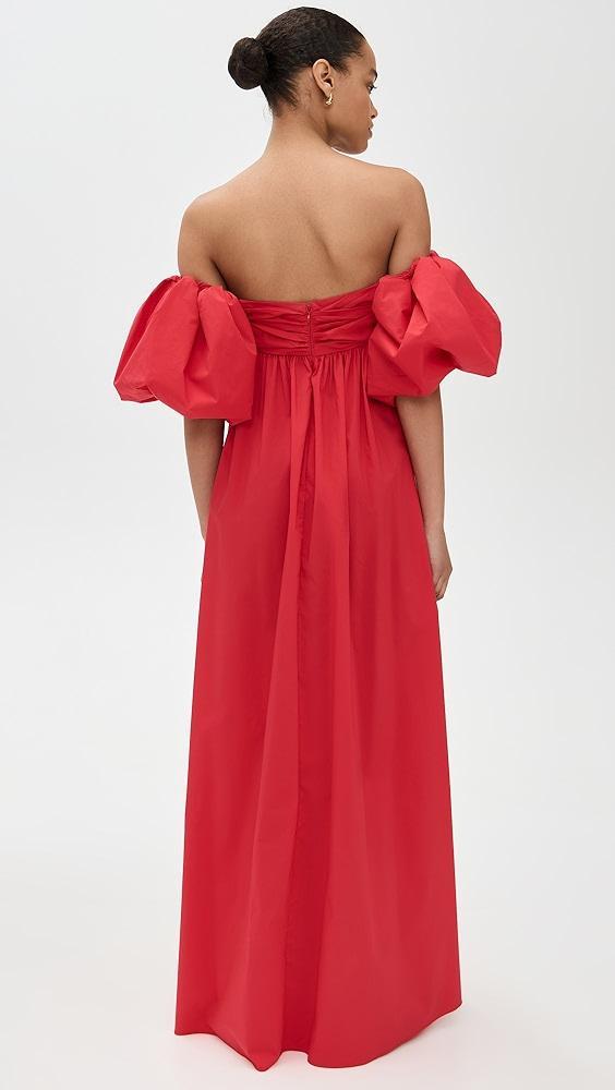 CAROLINE CONSTAS Emilia Ruched Empire Maxi Dress | Shopbop Product Image