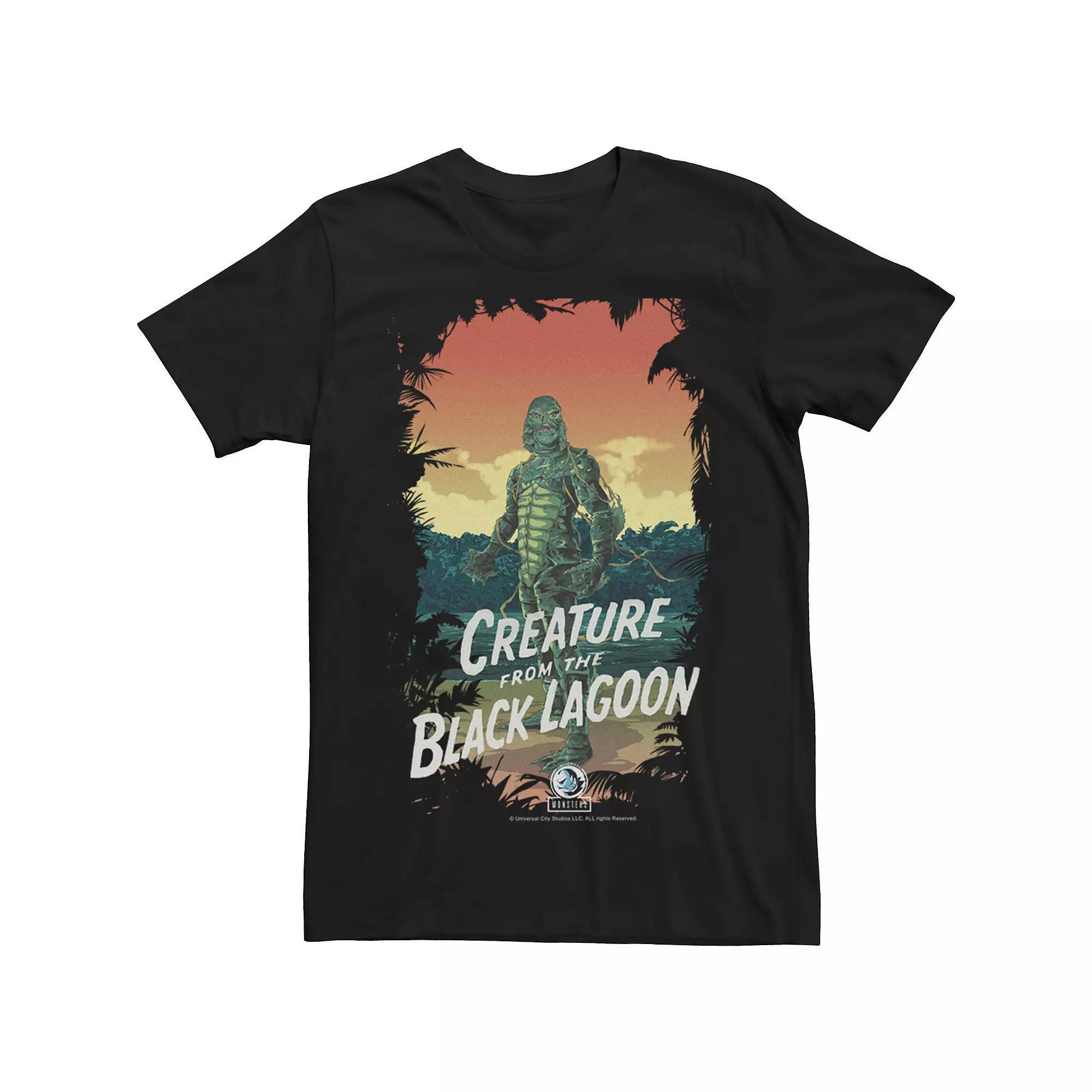 Men's Universal Monsters Creature From The Black Lagoon Dark Frame Tee,  Product Image