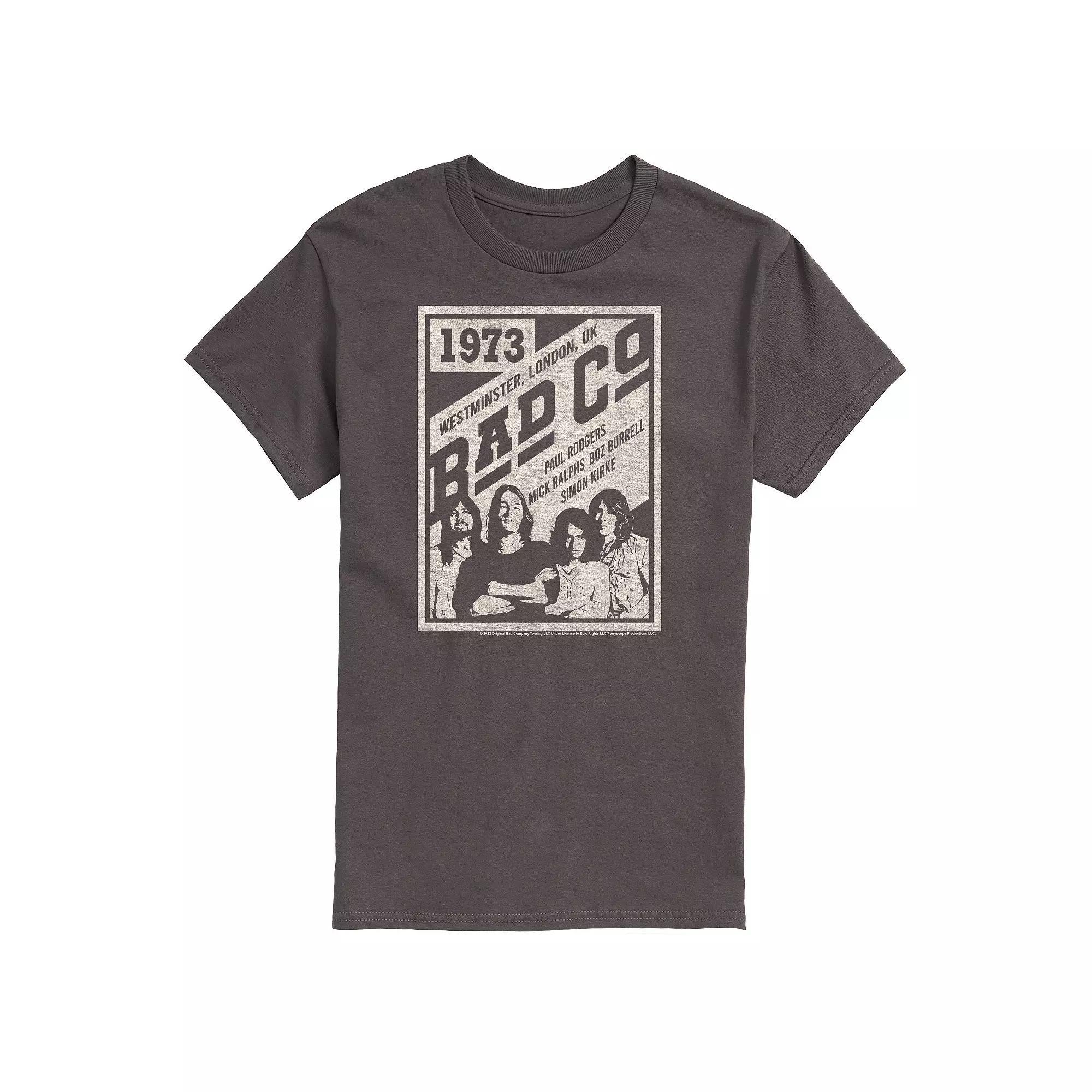 Men's Bad Company Poster Tee, Size: Medium, Grey Product Image