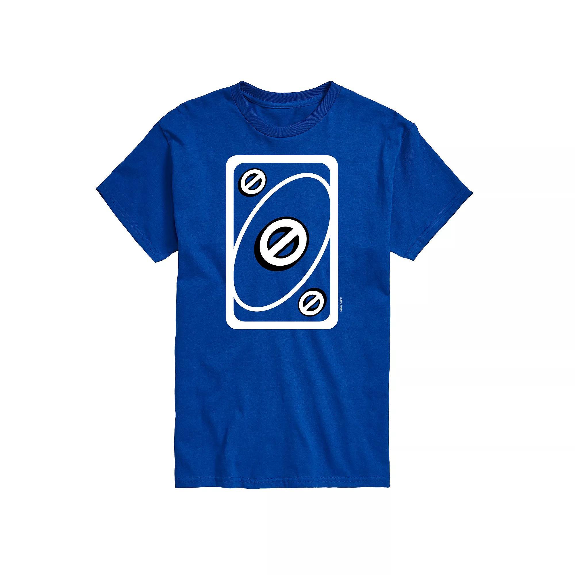 Big & Tall UNO Blue Skip Card Tee, Men's,  Product Image