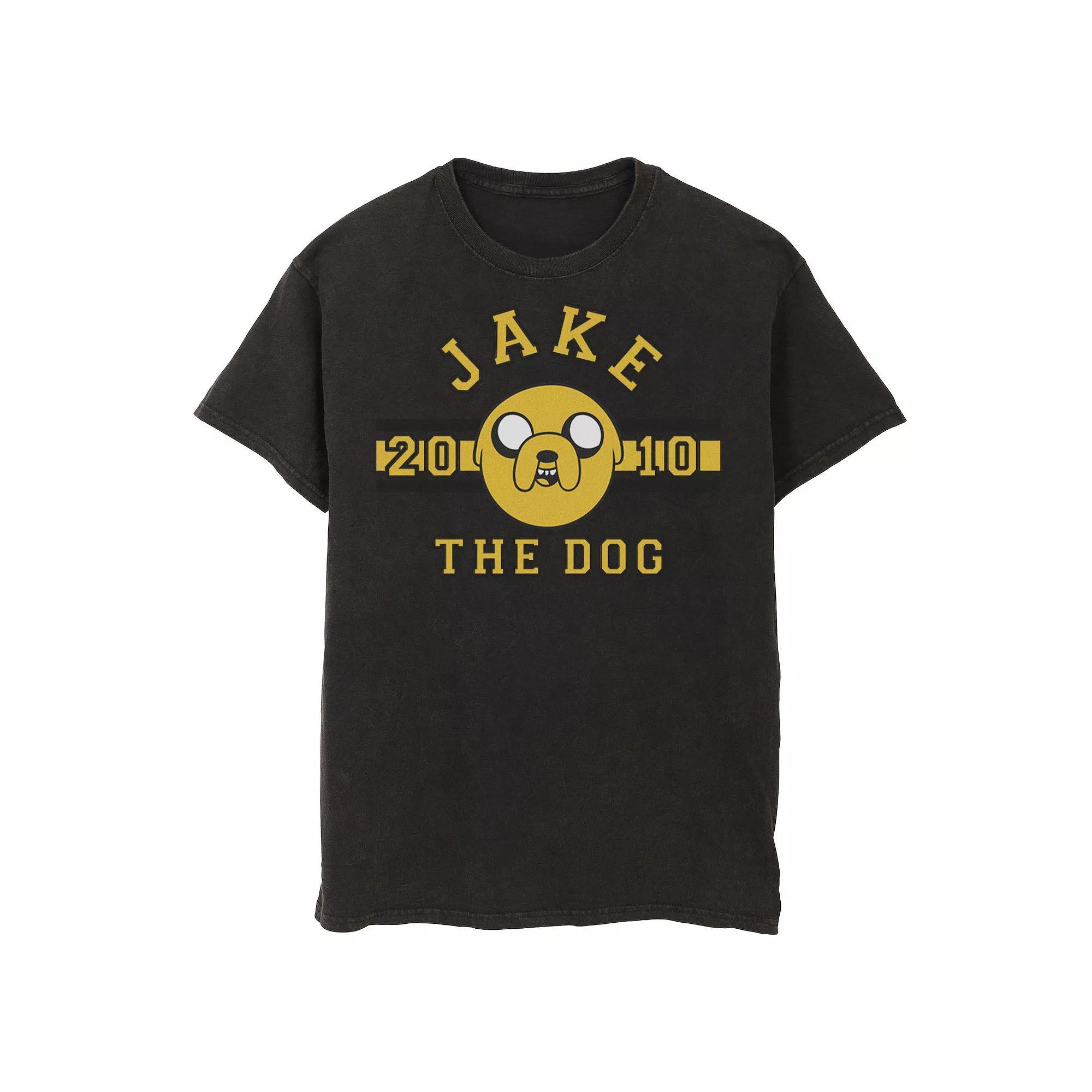 Men's Adventure time Jake The Dog 2010 Head Shot Graphic Tee, Size: XL, Black Product Image