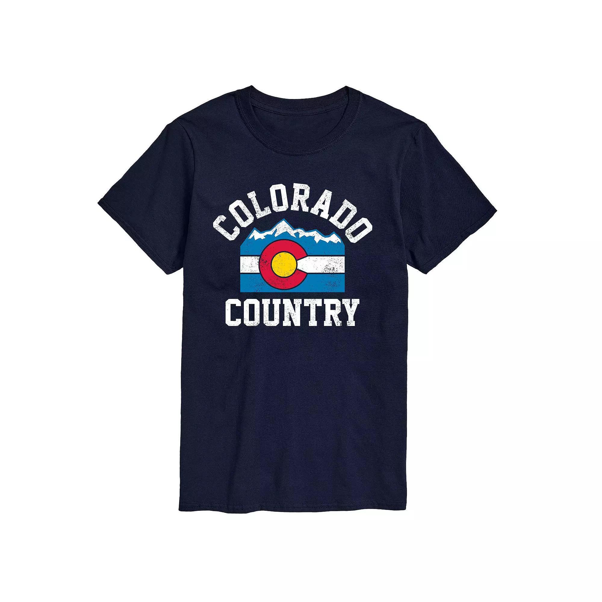 Men's Colorado Country Tee, Size: Small, Blue Product Image