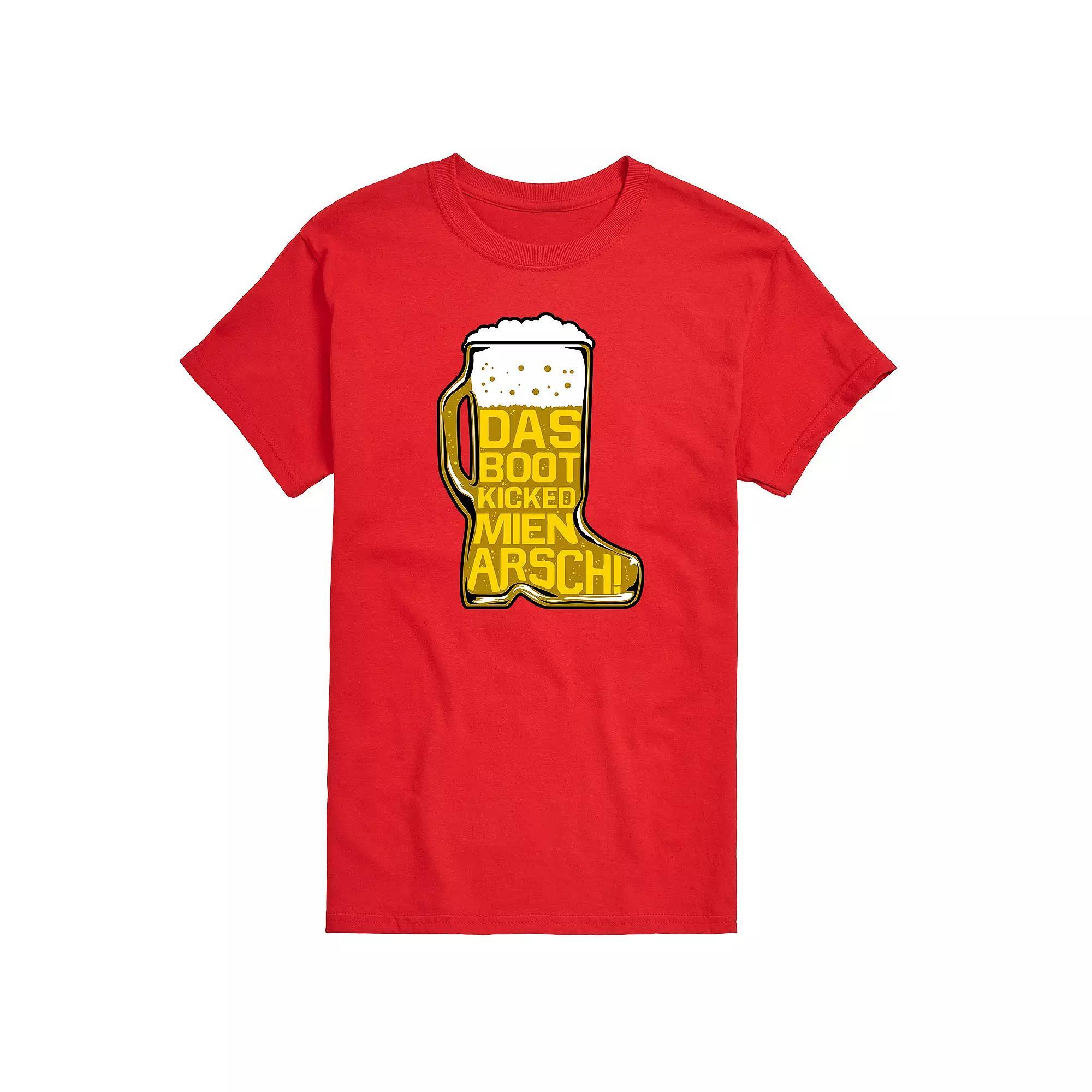 Big & Tall Beer Glass DasBoot Graphic Tee, Men's, Size: 6XB, Red Product Image