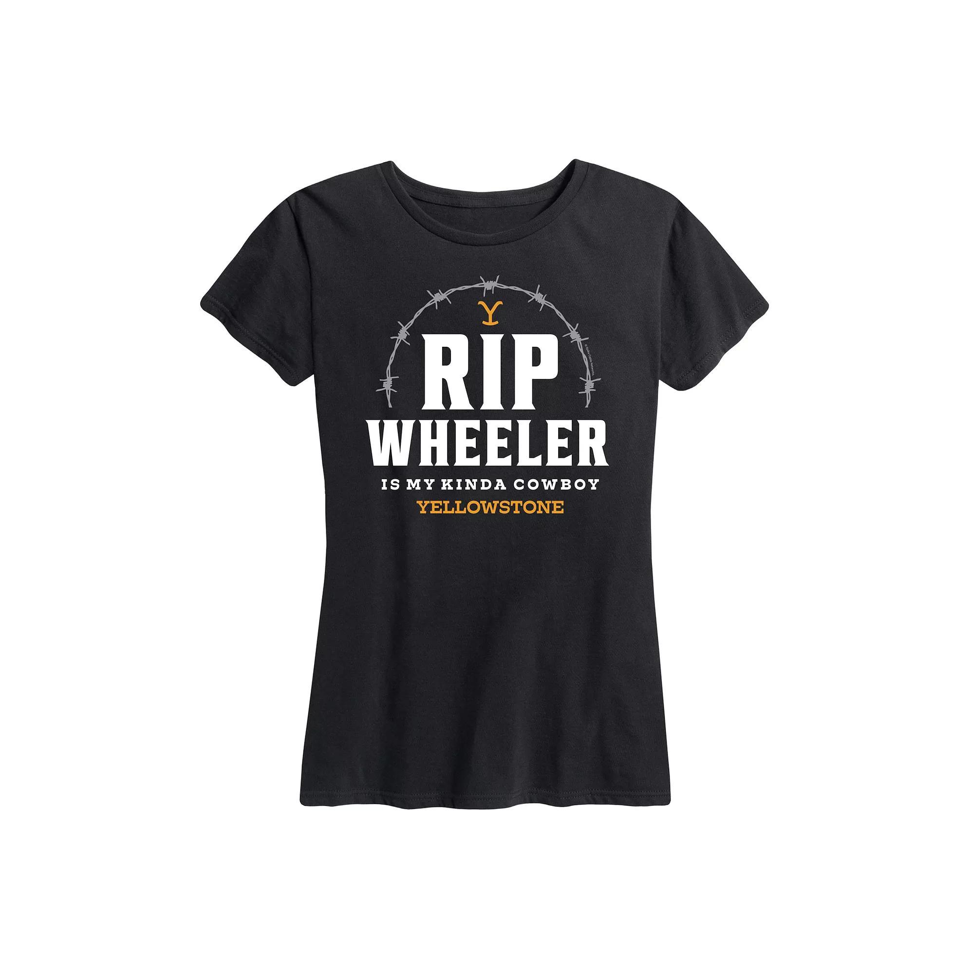 Women's Yellowstone Rip Wheeler My Cowboy Graphic Tee,  Product Image
