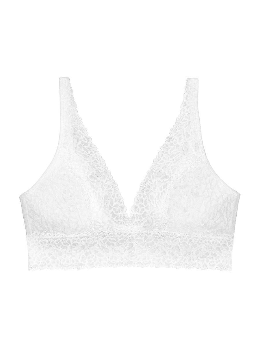 Womens Stretch Lace Plunge Bra Product Image