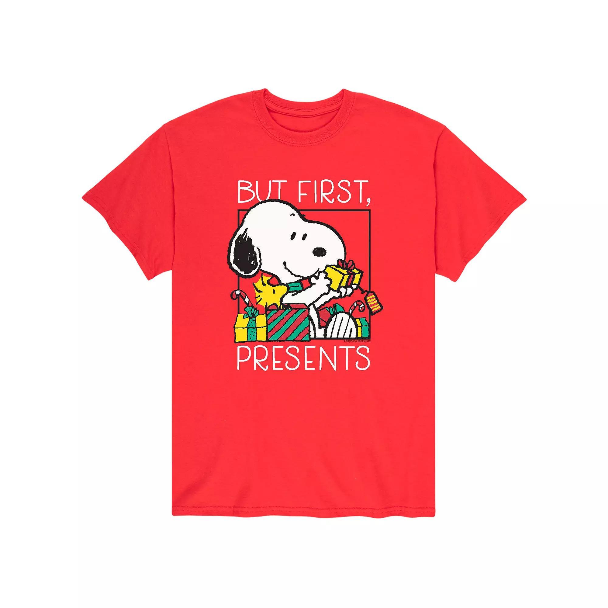 Men's Peanuts Presents First Tee, Size: XXL, Red Product Image