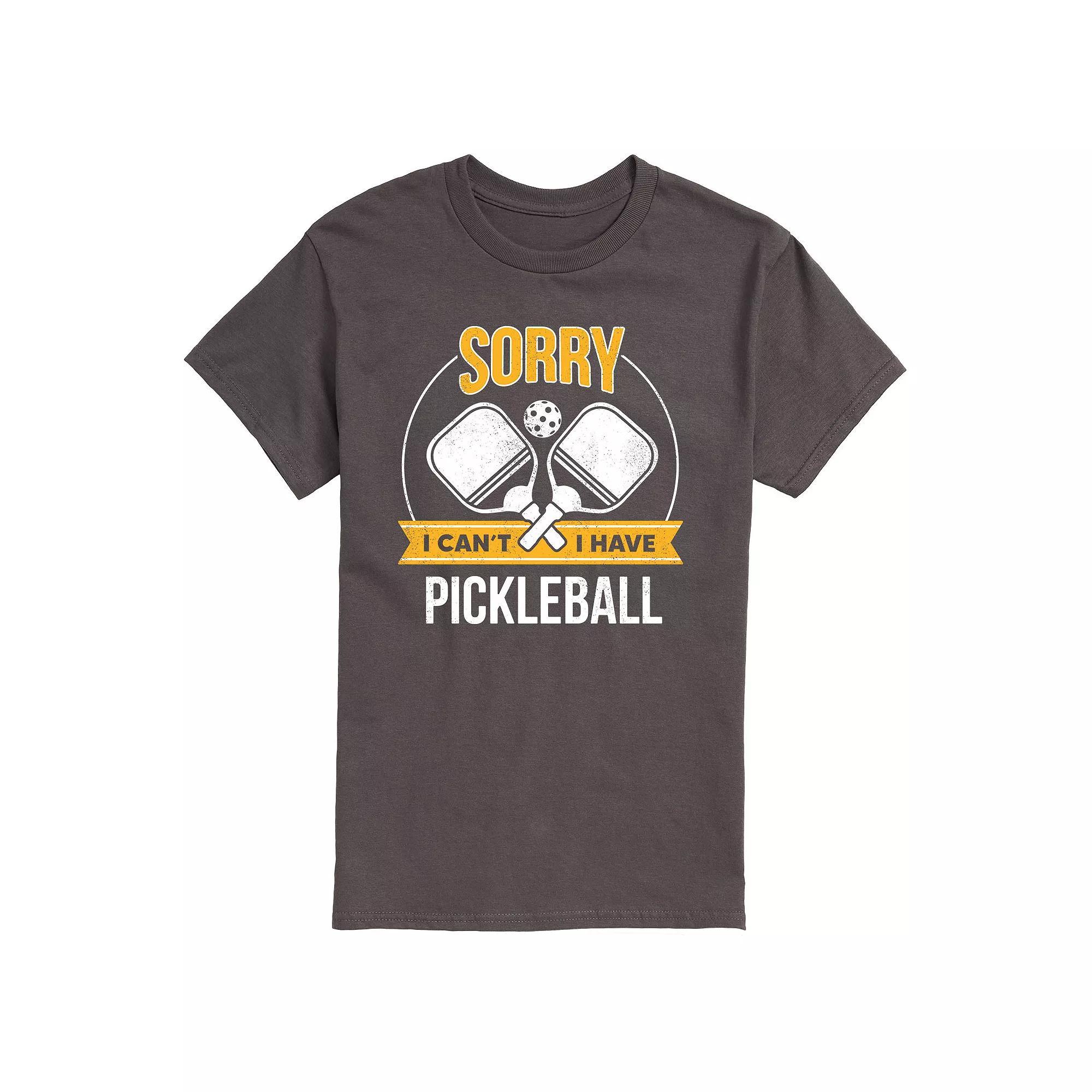 Men's Sorry Can't Pickleball Tee,  Product Image