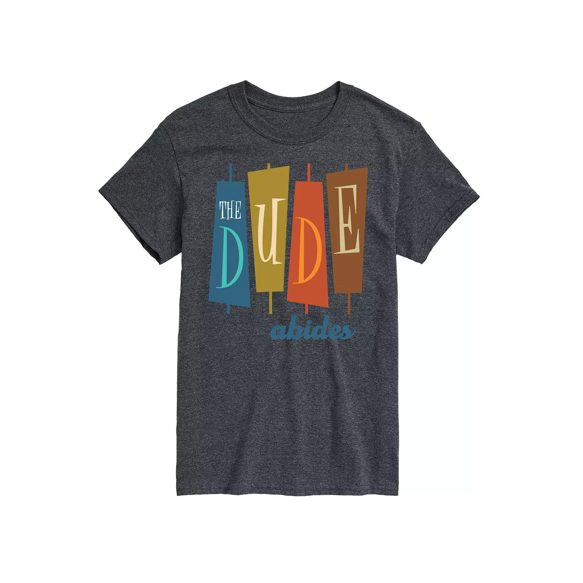 Big & Tall The Big Lebowski Retro Dude Abides Tee, Men's, Size: XL Tall, Gray Product Image