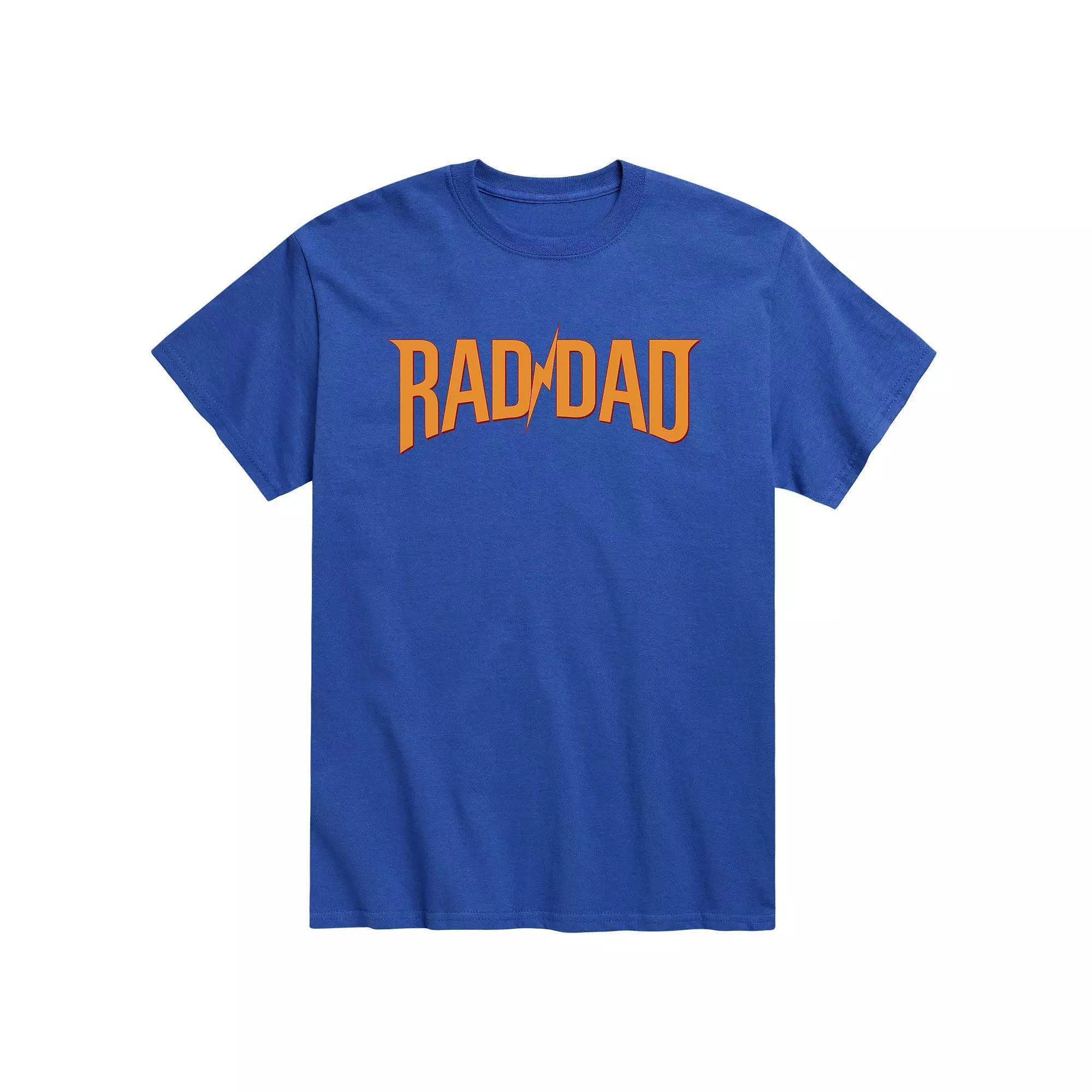 Men's Rad Dad Tee, Size: Large, Blue Product Image