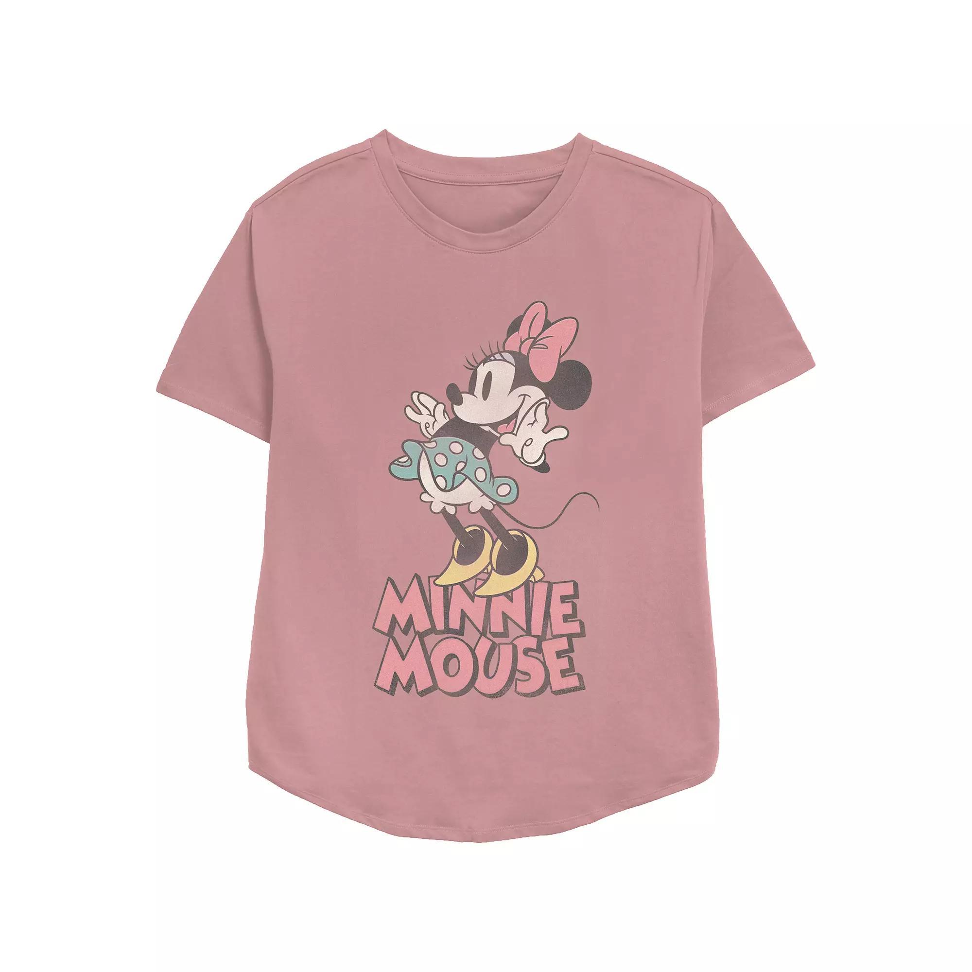 Disney's Minnie Mouse Classic Pose Women's Relaxed Fit Graphic Tee,  Product Image