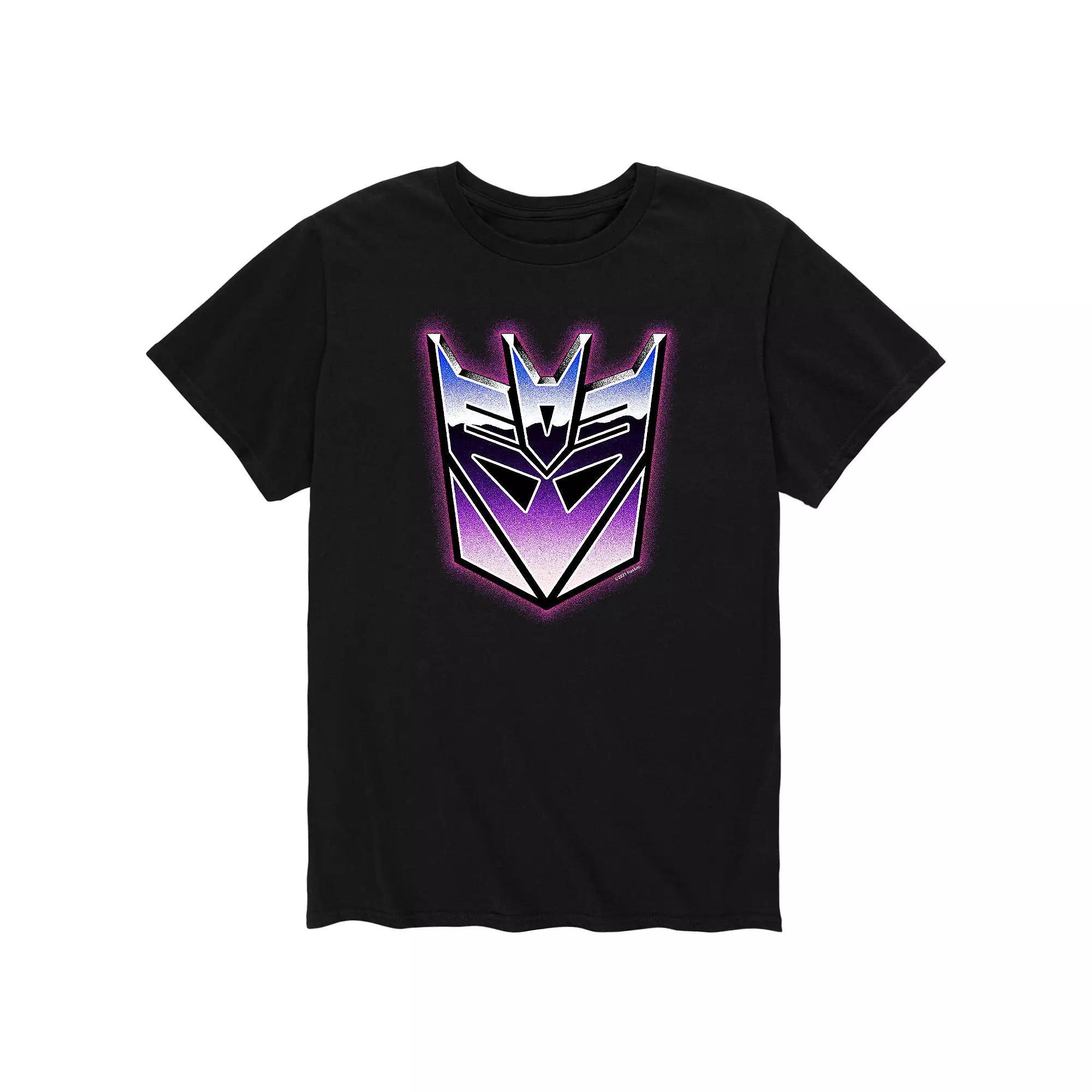 Men's Transformers Deception Chrome Tee, Size: Large, Black Product Image