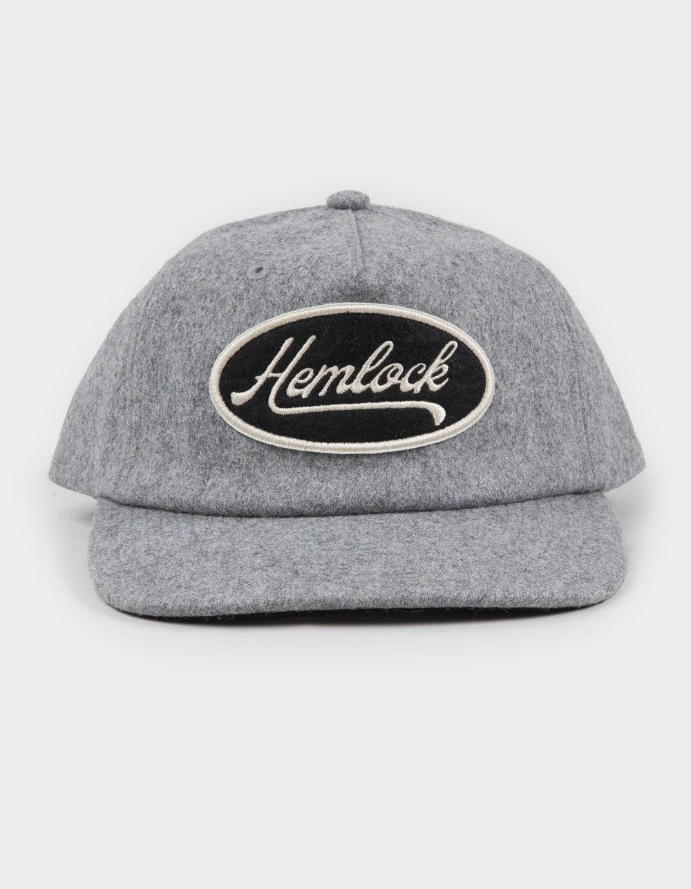 HEMLOCK HAT CO. Lynwood 5 Panel Strapback Hat Product Image