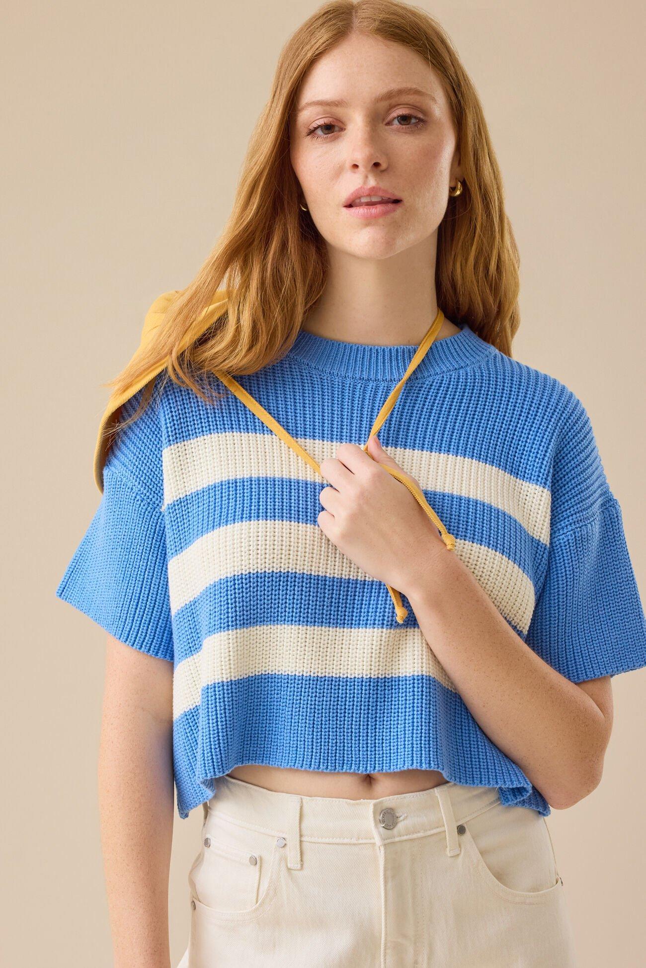 Ricki Striped Boxy Sweater Product Image