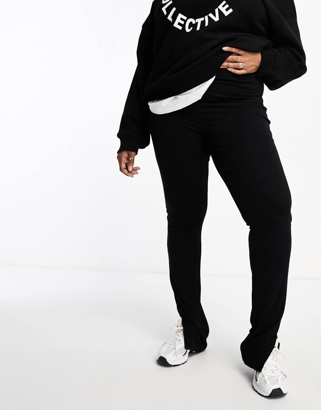 ASOS DESIGN Curve legging with side split Product Image