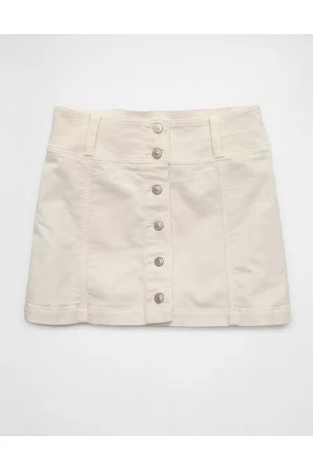 AE High-Waisted A-Line Corduroy Mini Skirt Womens Product Image