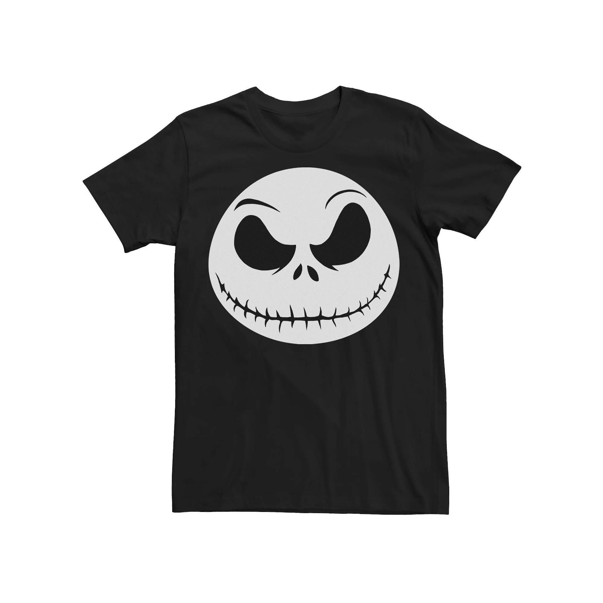Big & Tall Disney The Nightmare Before Christmas Jack Skellington Face Tee, Men's,  Product Image