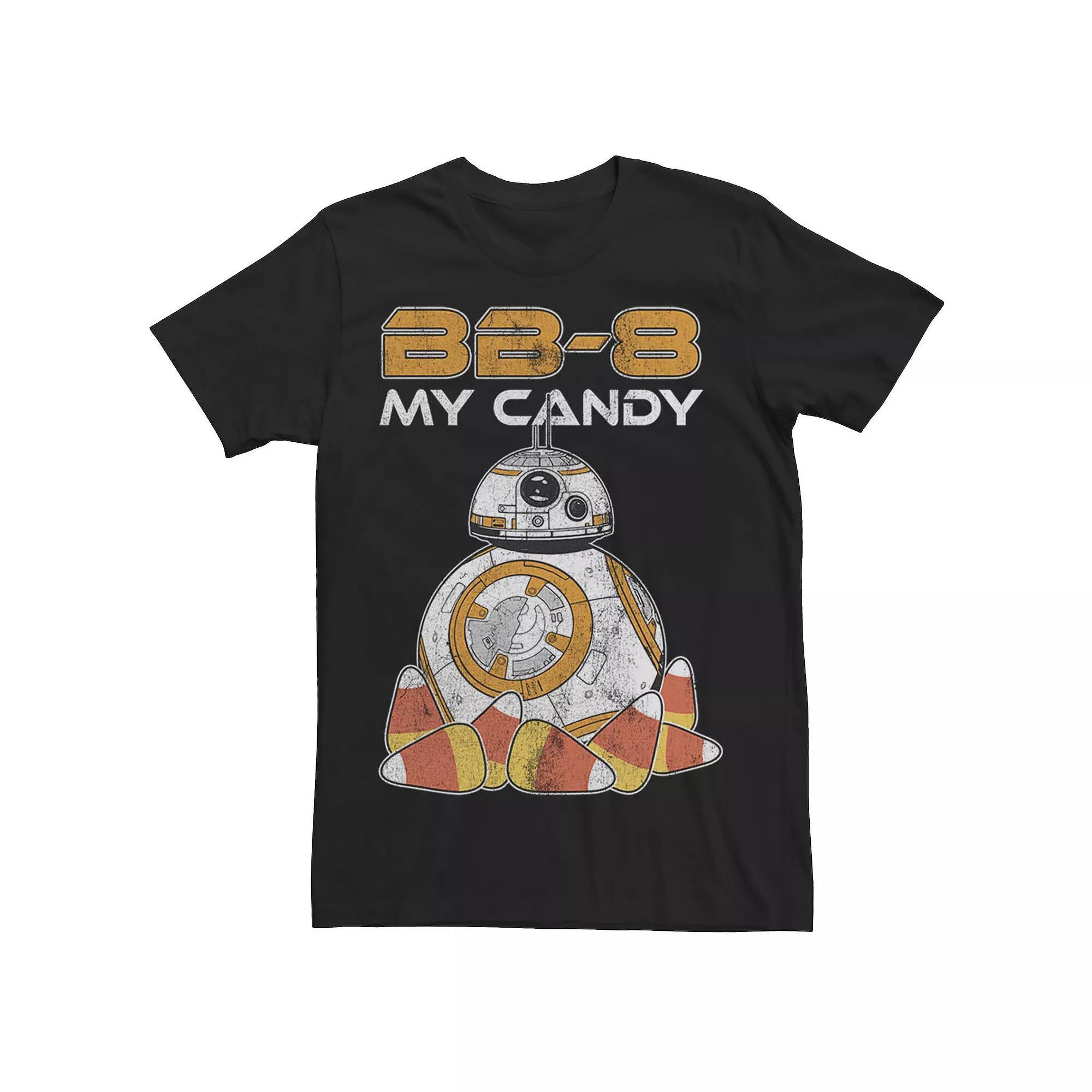 Men's Star Wars BB-8 My Candy Distressed Tee, Size: 3XL, Black Product Image